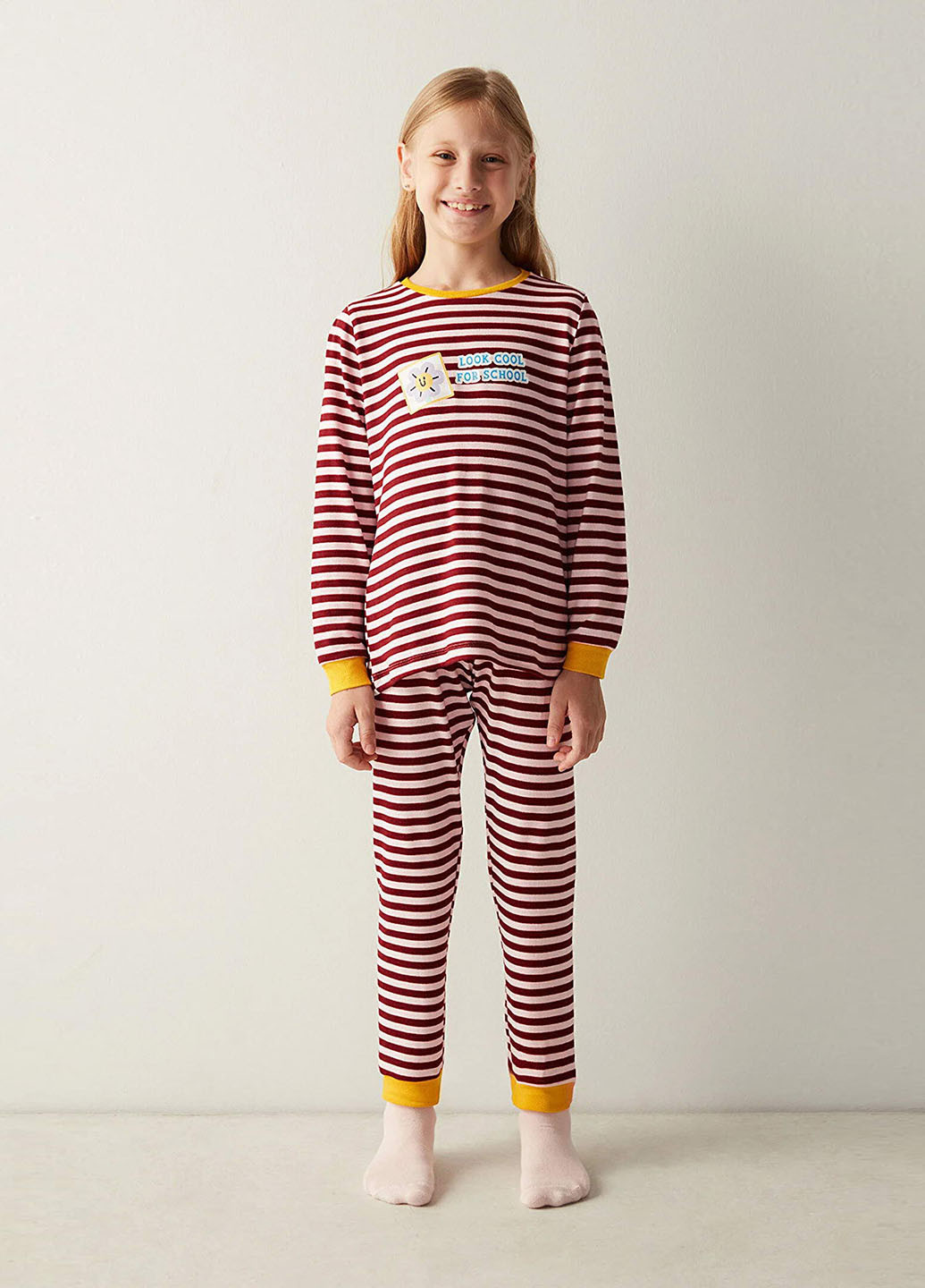 Рожева всесезон піжама (лонгслів, штани) лонгслів + брюки Penti