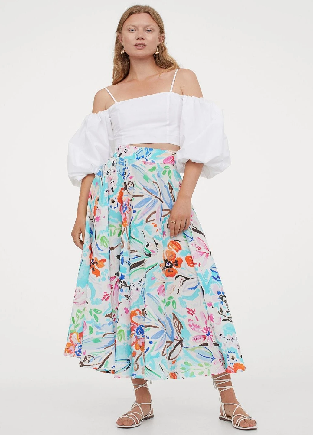Разноцветная юбка H&M