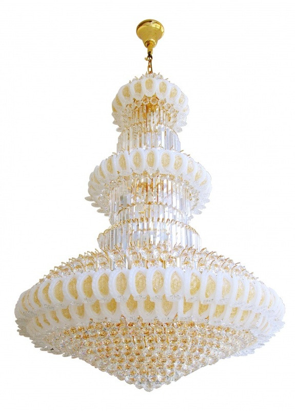 Люстра подвесная большая для холла из хрусталя BCL-234S/60 E14 Brille (253887067)