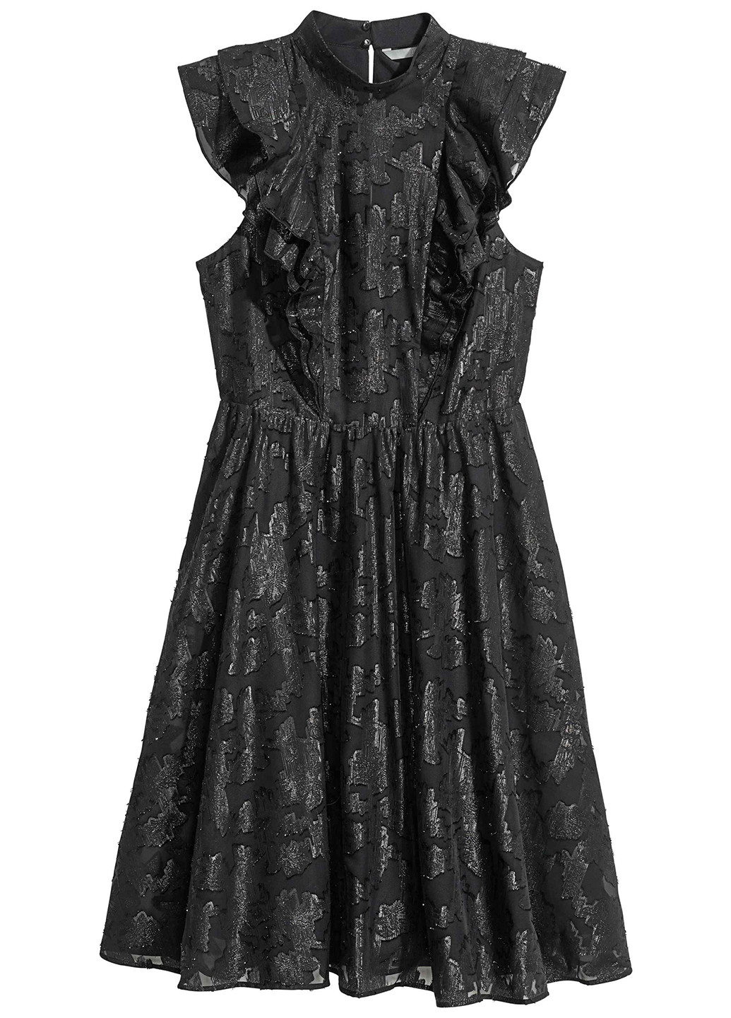 Чорна коктейльна сукня кльош H&M