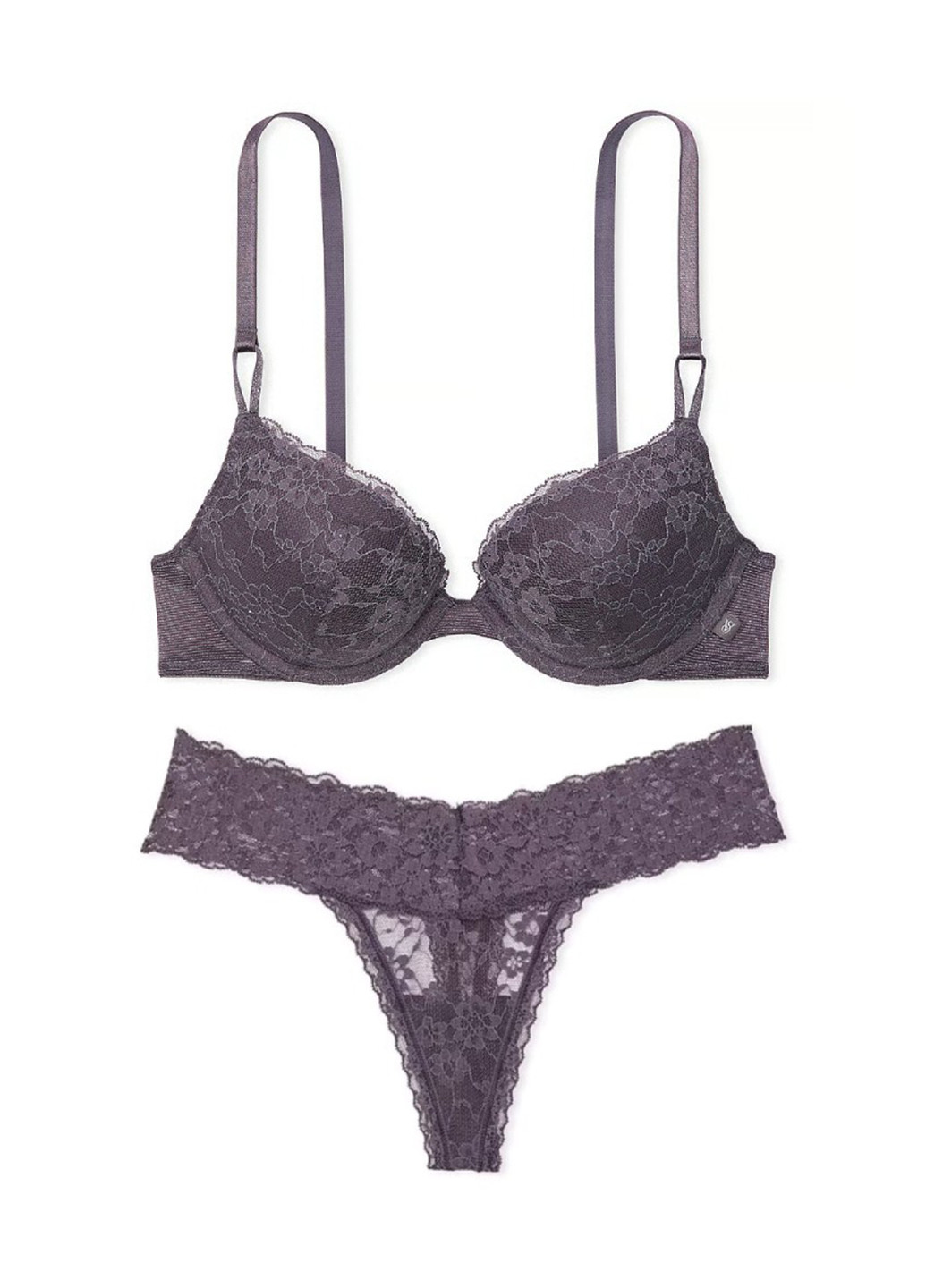 Фиолетовый демисезонный комплект (бюстгальтер, трусики) Victoria's Secret