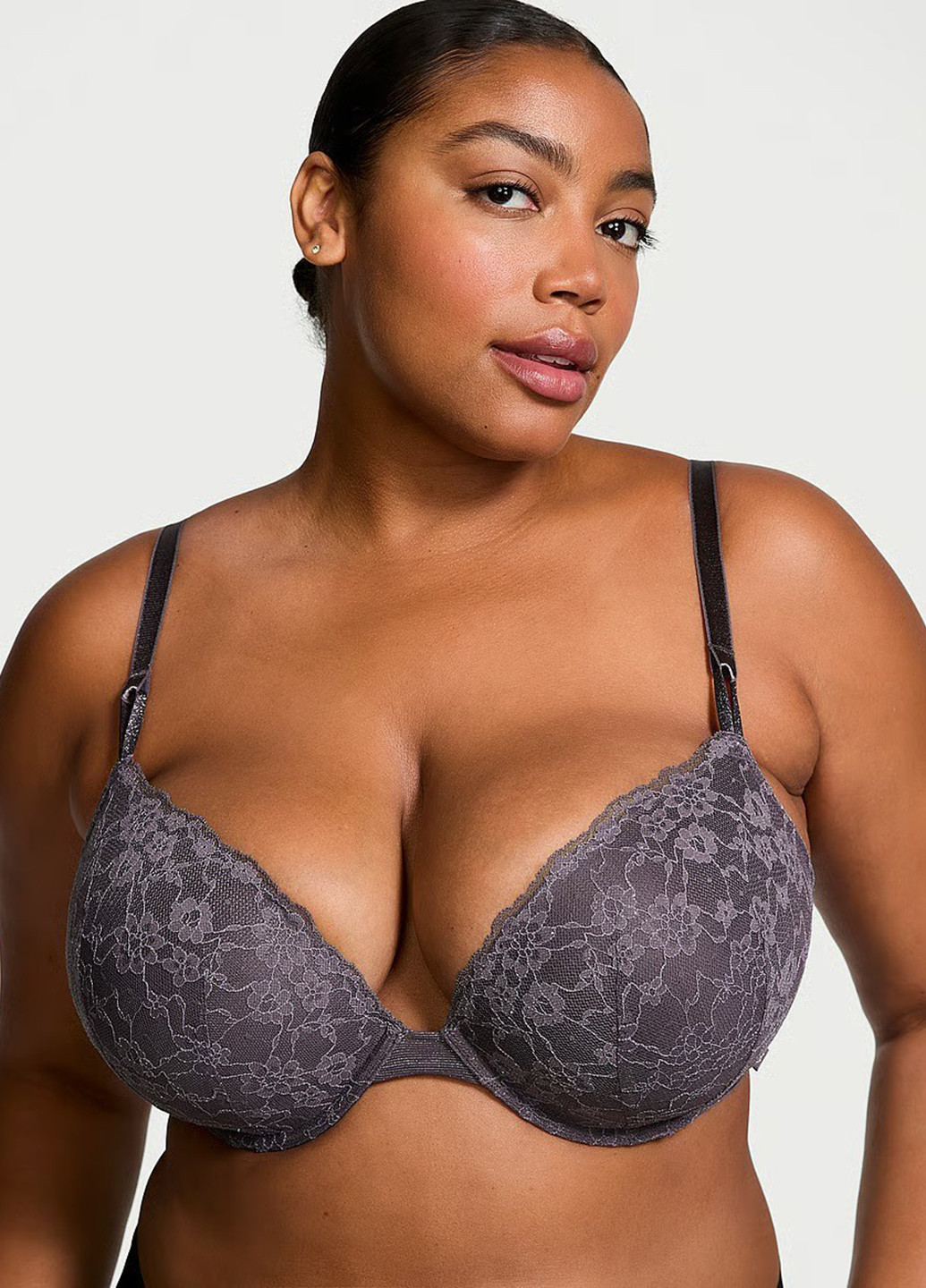 Фиолетовый демисезонный комплект (бюстгальтер, трусики) Victoria's Secret