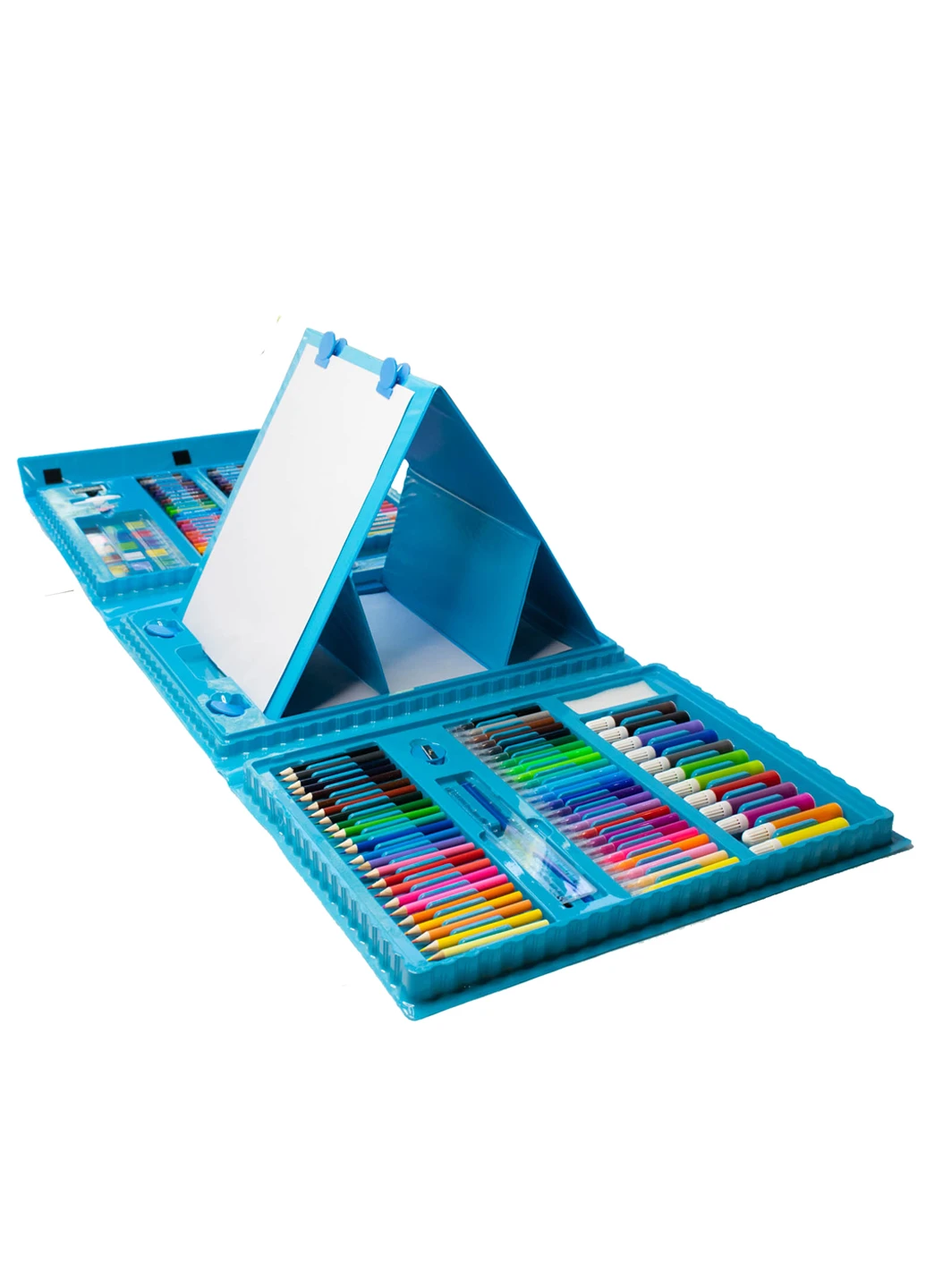 Набор для рисования с мольбертом в чемоданчике Art Set Blue UFT - (252404998)