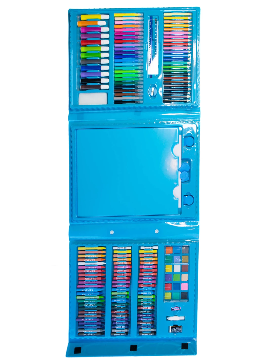 Набор для рисования с мольбертом в чемоданчике Art Set Blue UFT - (252404998)