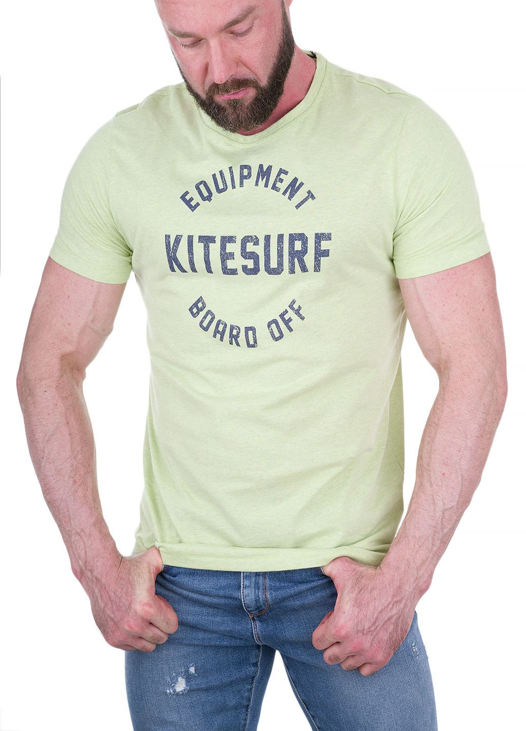 Салатова футболка Kitaro