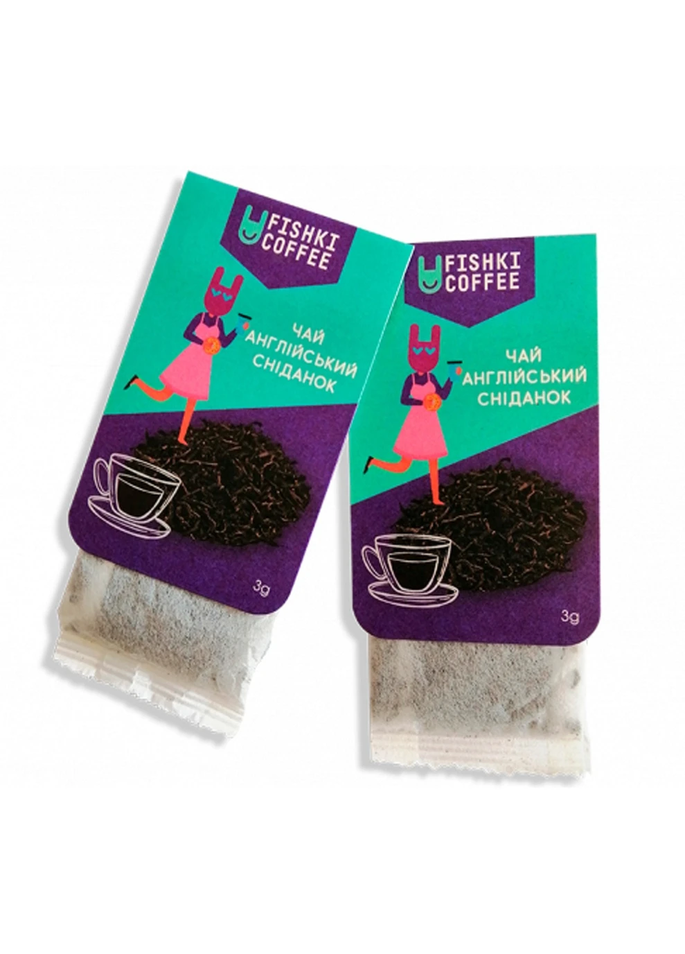 Чай Англійський сніданок, 20шт * 3г Fishki Coffee (229474088)