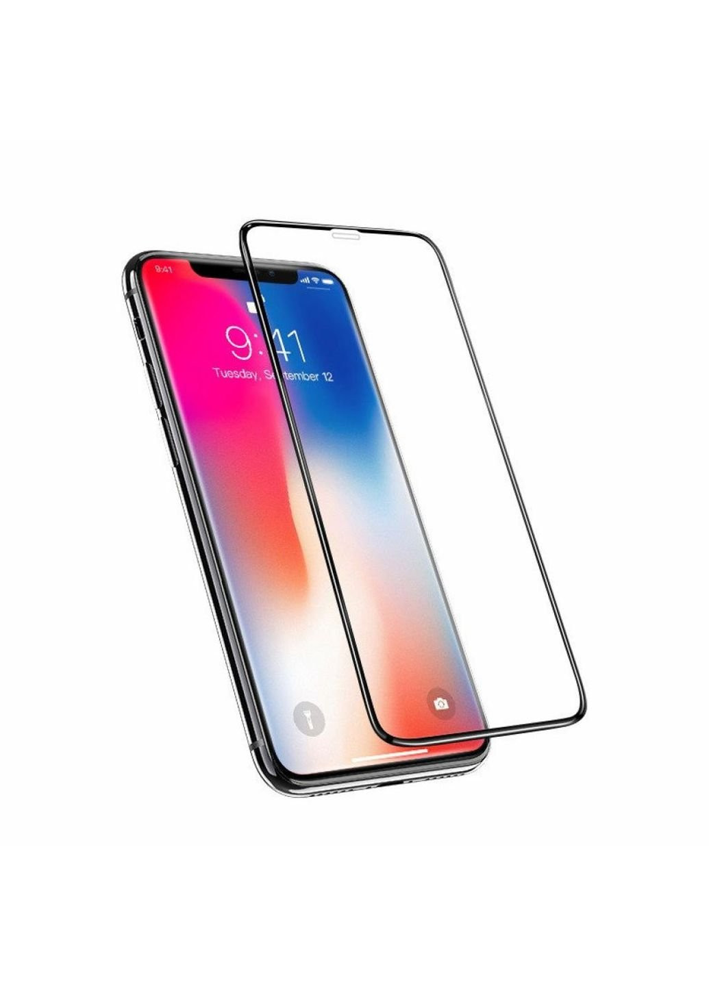 Стекло защитное для iPhone 11 Pro (Black) (500275) Drobak (249609141)