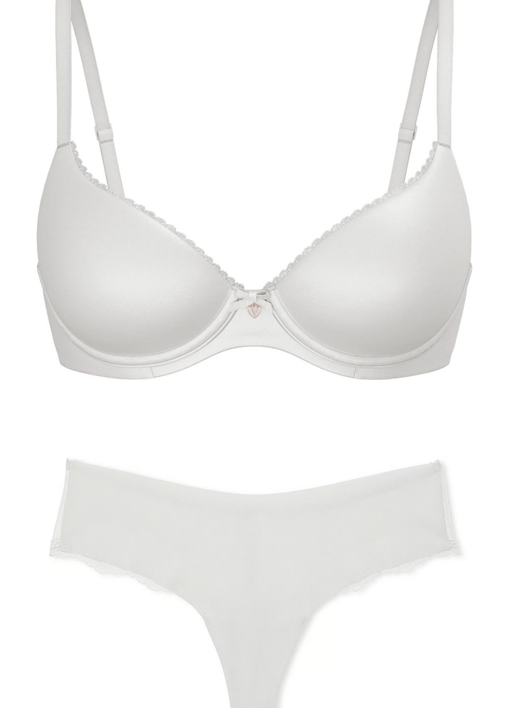 Серый демисезонный комплект (бюстгальтер, трусики) Victoria's Secret