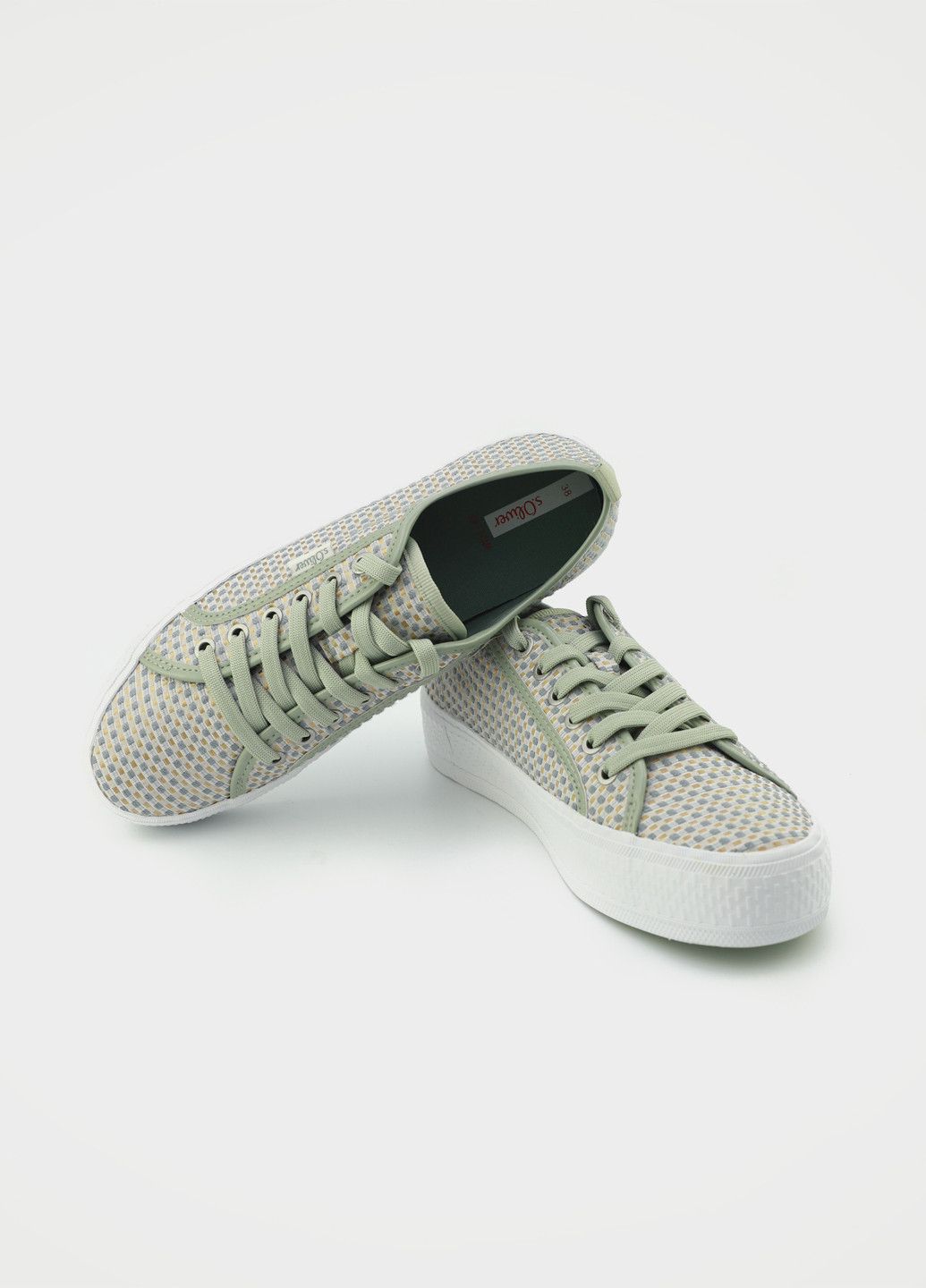 Світло-зелені кеди S.Oliver