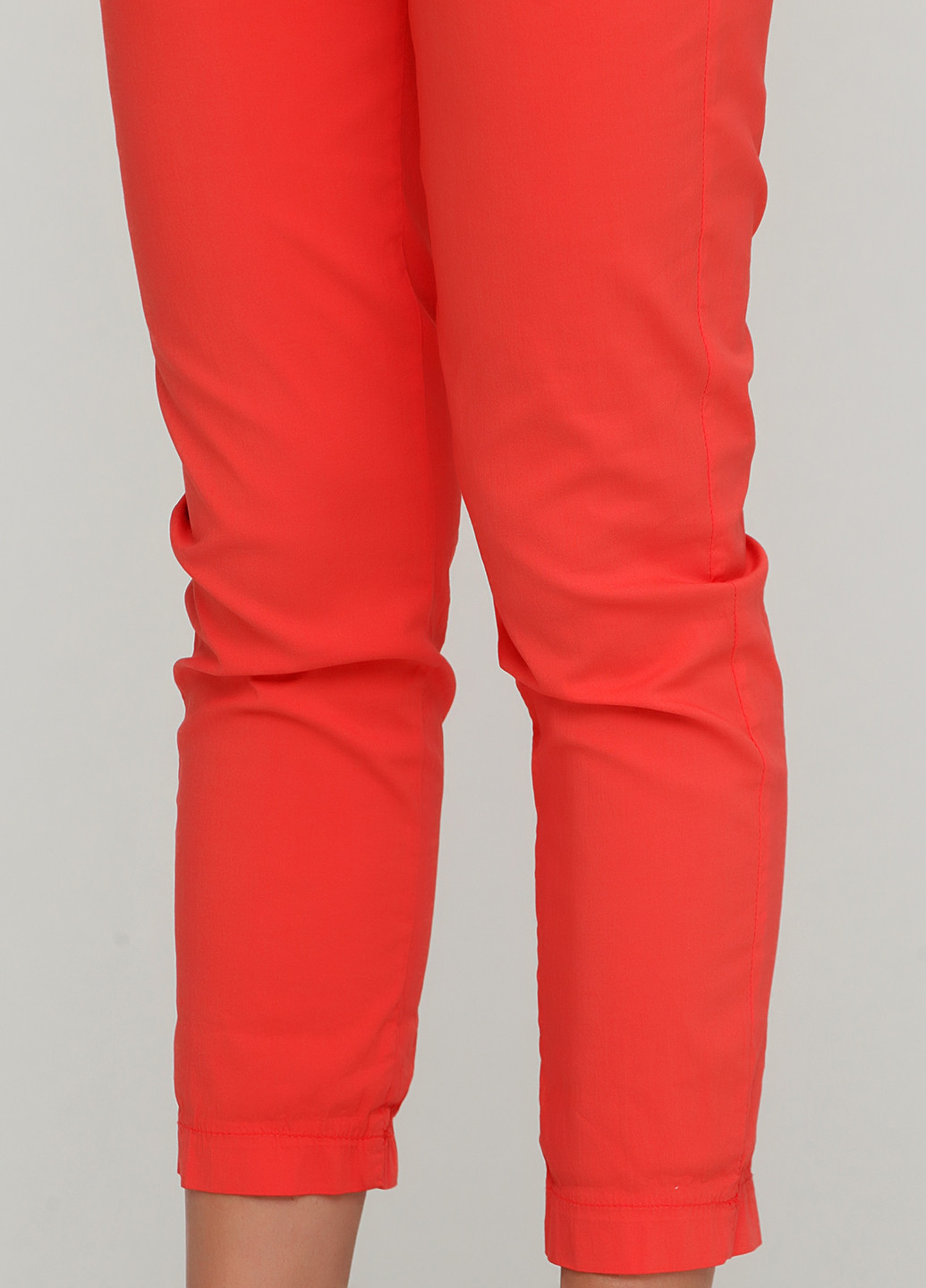 Оранжевые кэжуал демисезонные прямые брюки Wendy Trendy