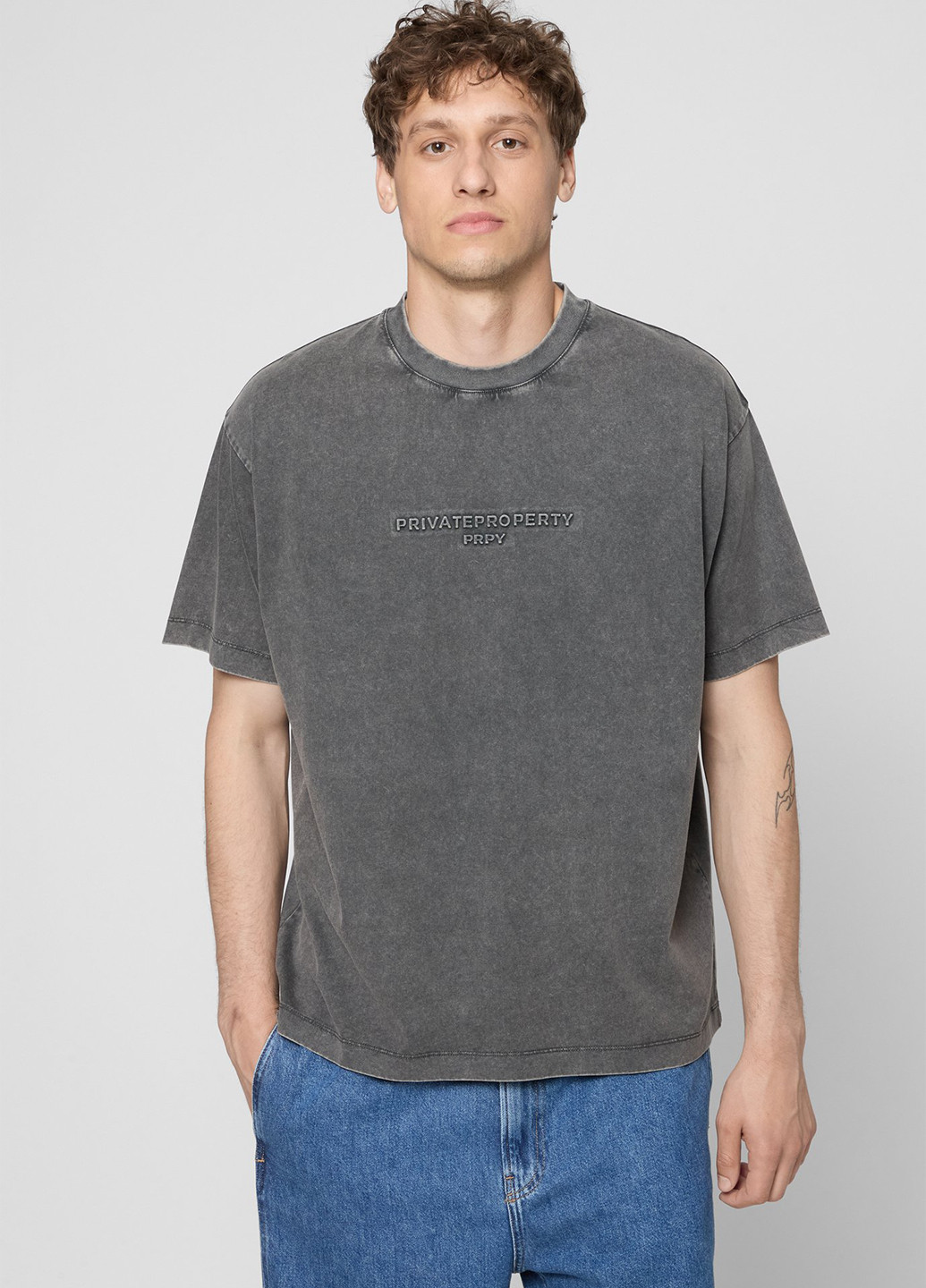 Темно-сіра футболка PRPY