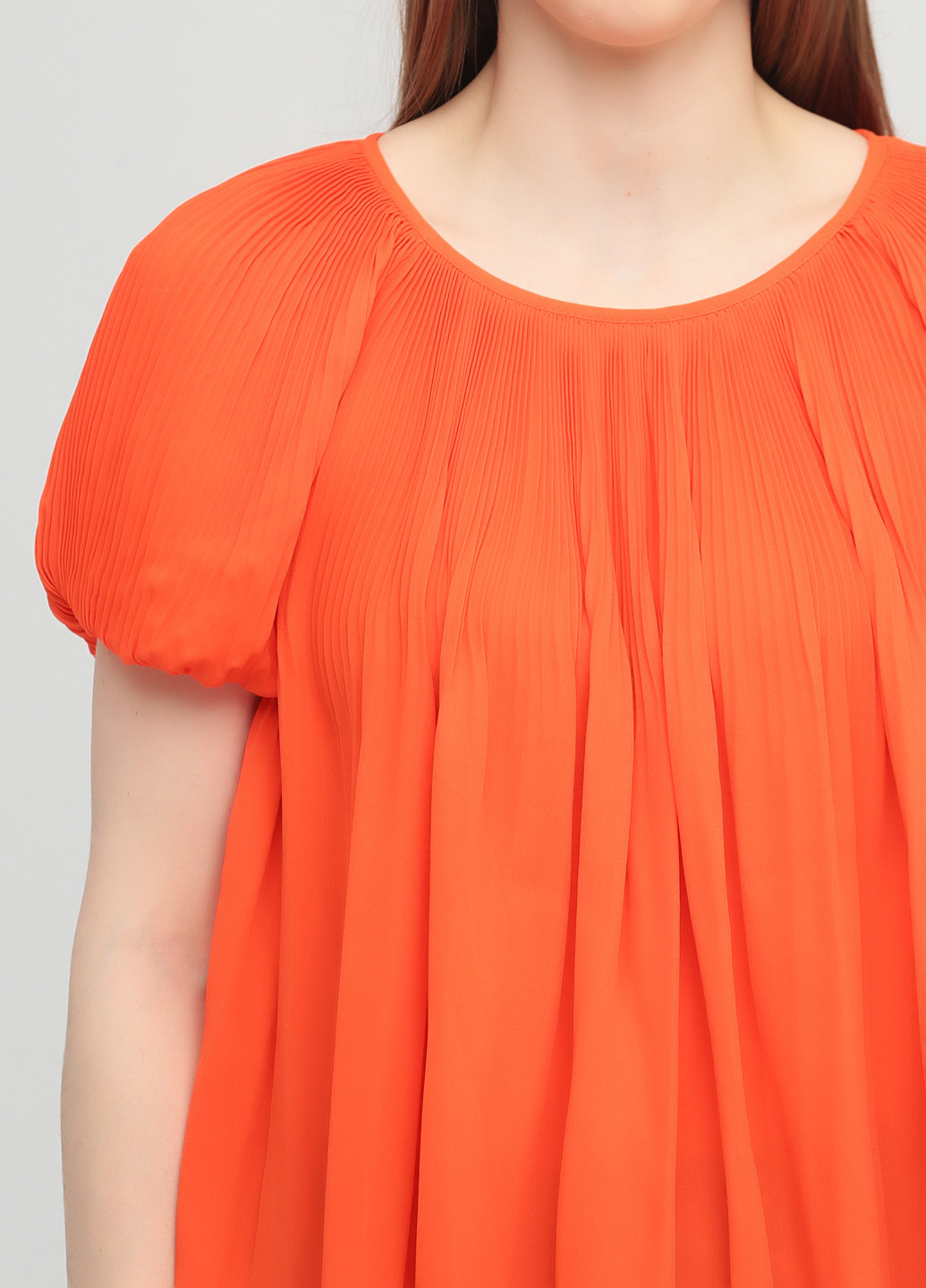 Оранжевая летняя блуза Only