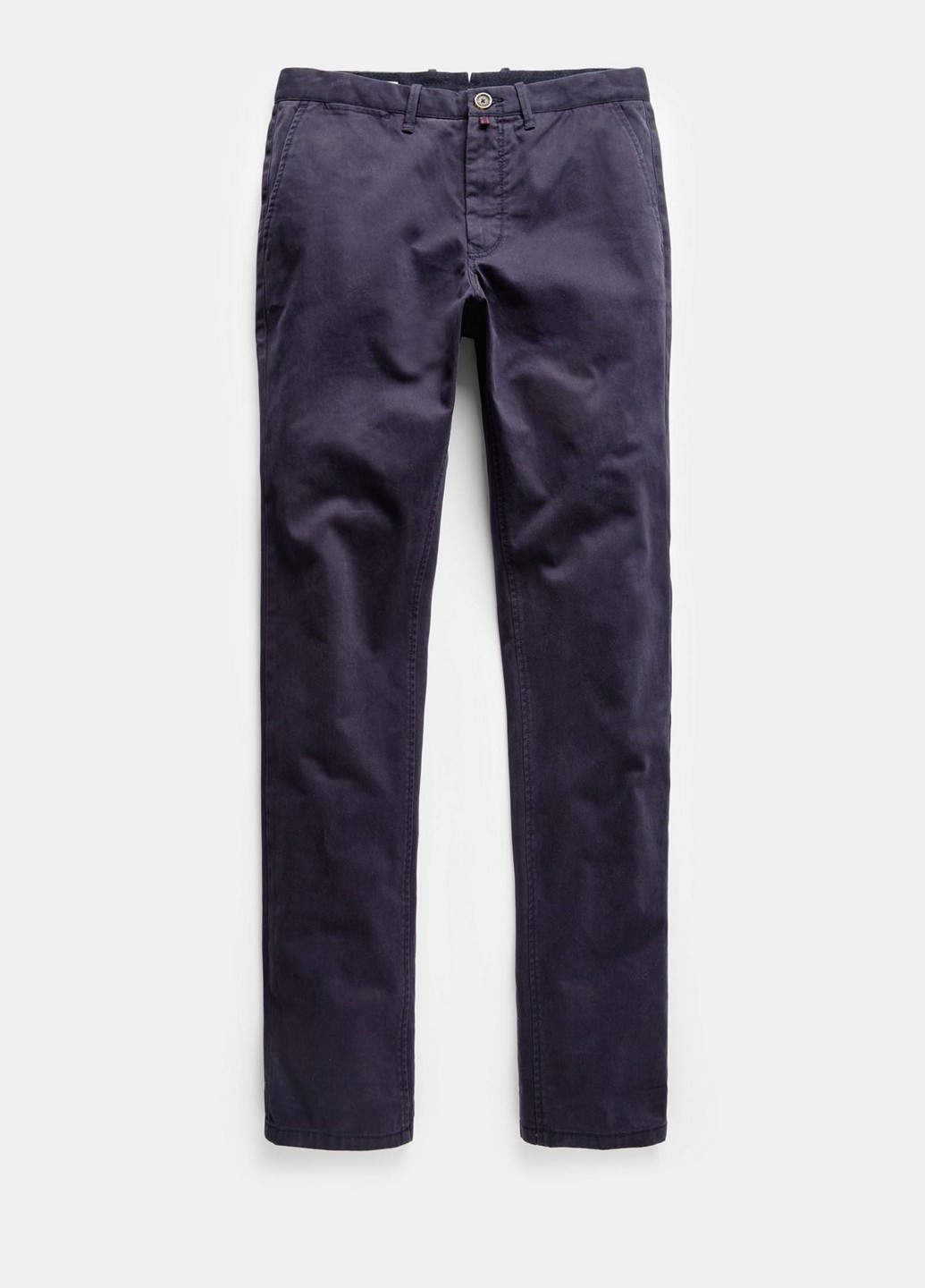 Темно-синие классические демисезонные чиносы брюки Mango