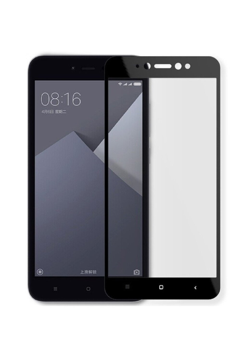 Защитное стекло с полной проклейкой для Xiaomi Redmi Note 5A (black) CAA (242228868)