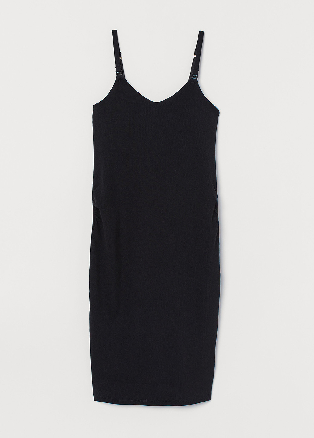 Черное кэжуал платье для кормящих платье-майка H&M