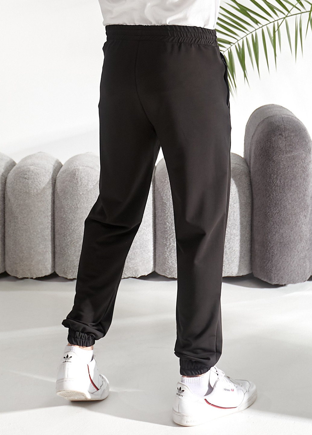 Черные кэжуал демисезонные джоггеры брюки Demma