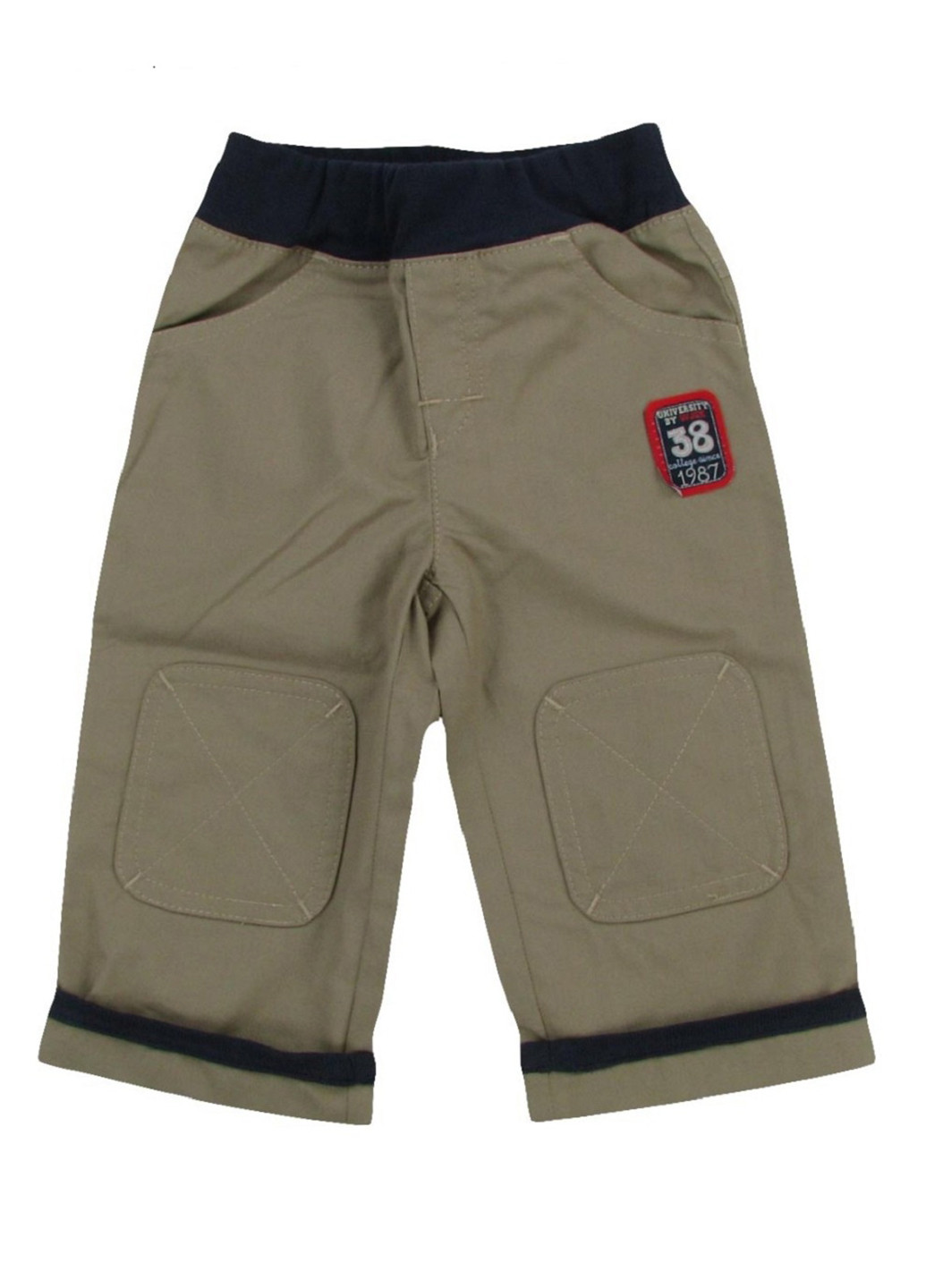 Бежевые кэжуал демисезонные брюки со средней талией Wojcik