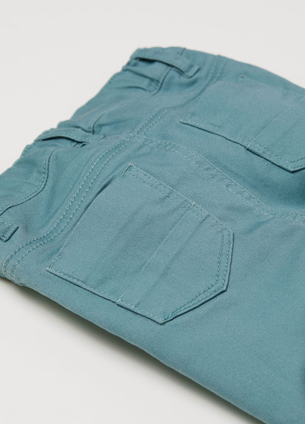 Мятные кэжуал демисезонные брюки H&M
