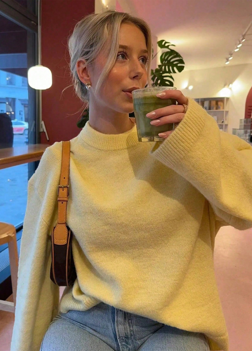 Жовтий демісезонний джемпер джемпер SHEIN