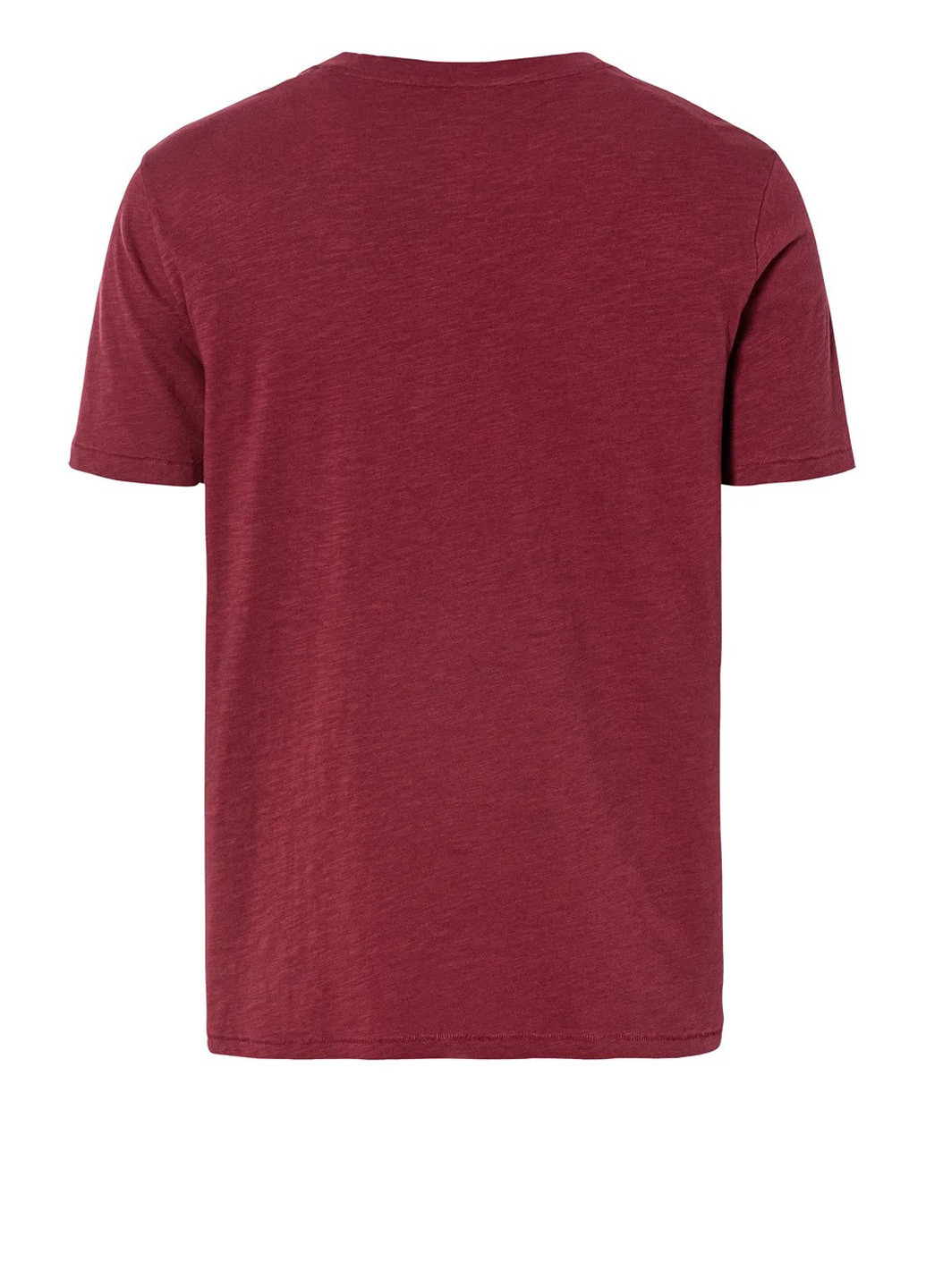 Бордова футболка Livergy