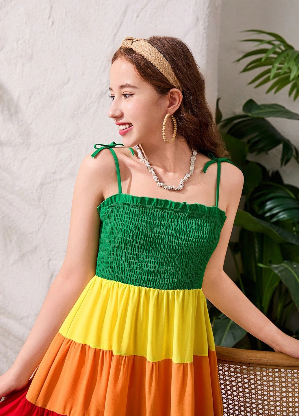 Комбинированное платье SHEIN (329544111)