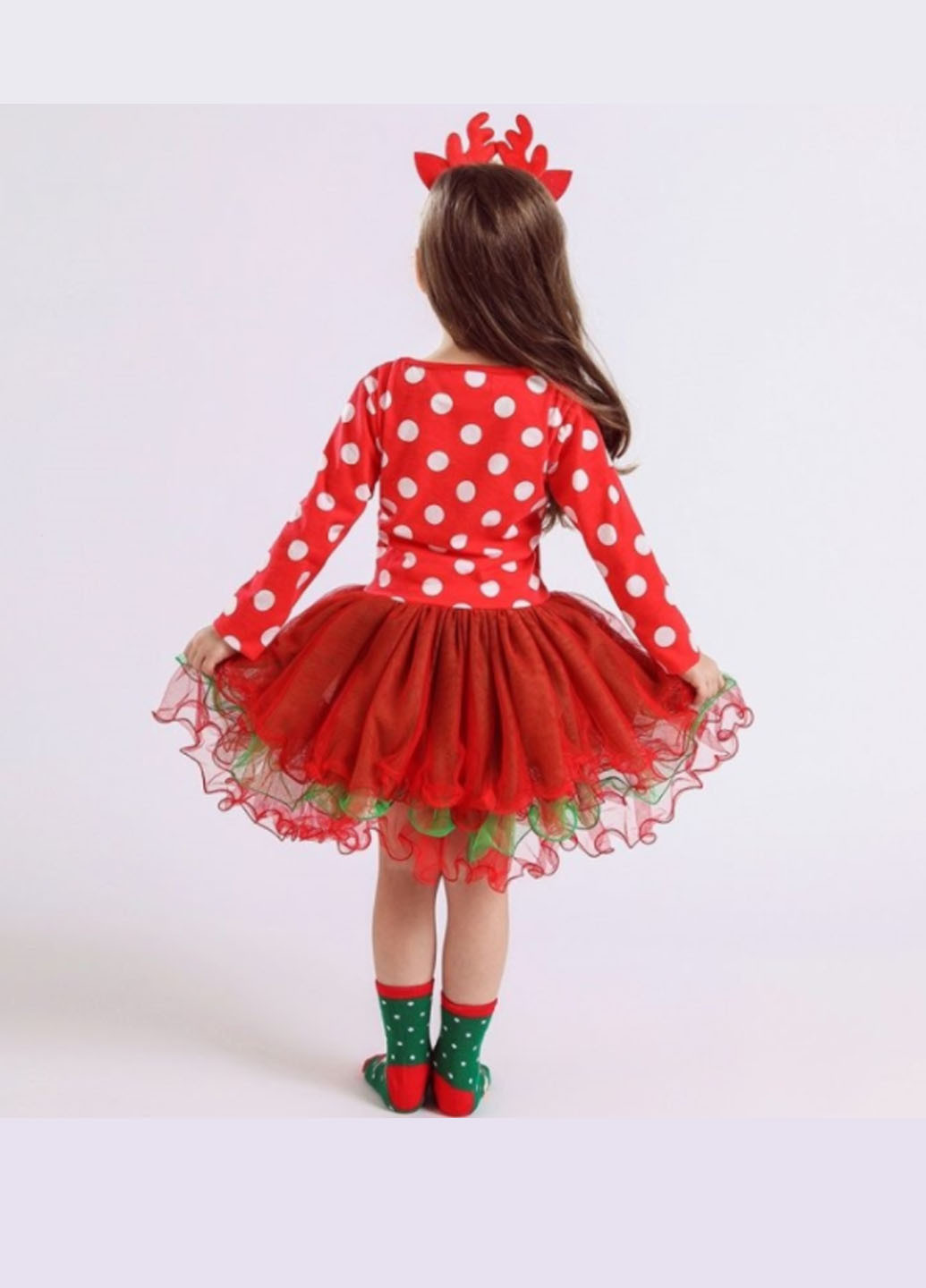 Красное новогоднее платье No Brand (207169966)