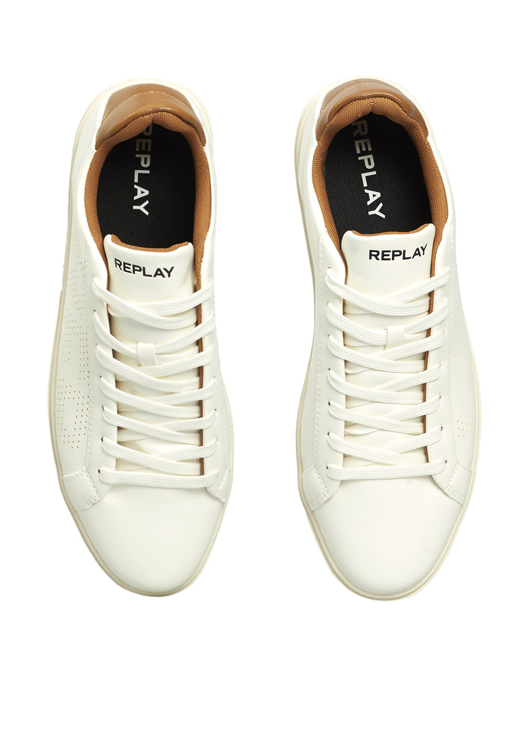 Белые всесезонные кроссовки Replay