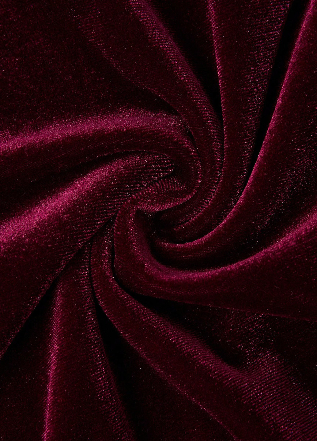 Бордовое кэжуал платье клеш SHEIN однотонное