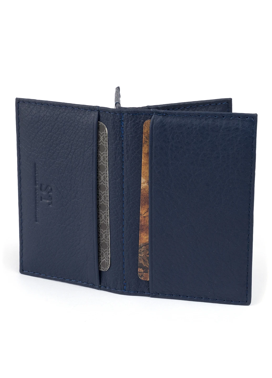 Жіночий шкіряний гаманець-візитниця 10х6,5х1 см st leather (252133834)