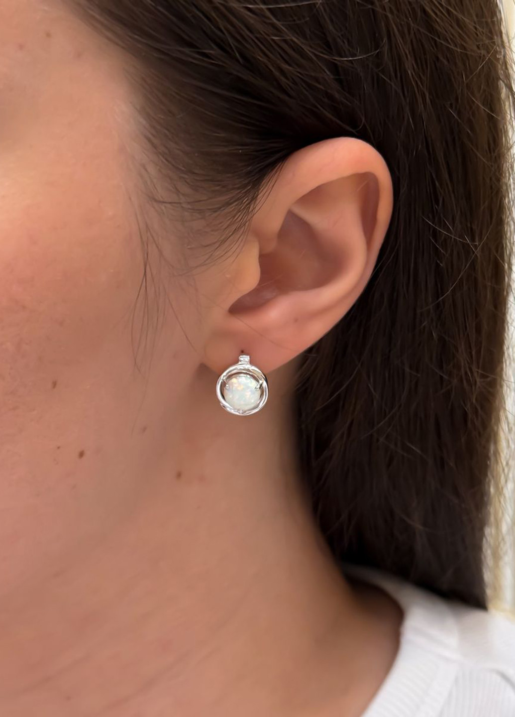 Сережки Silver Flame (307258546)