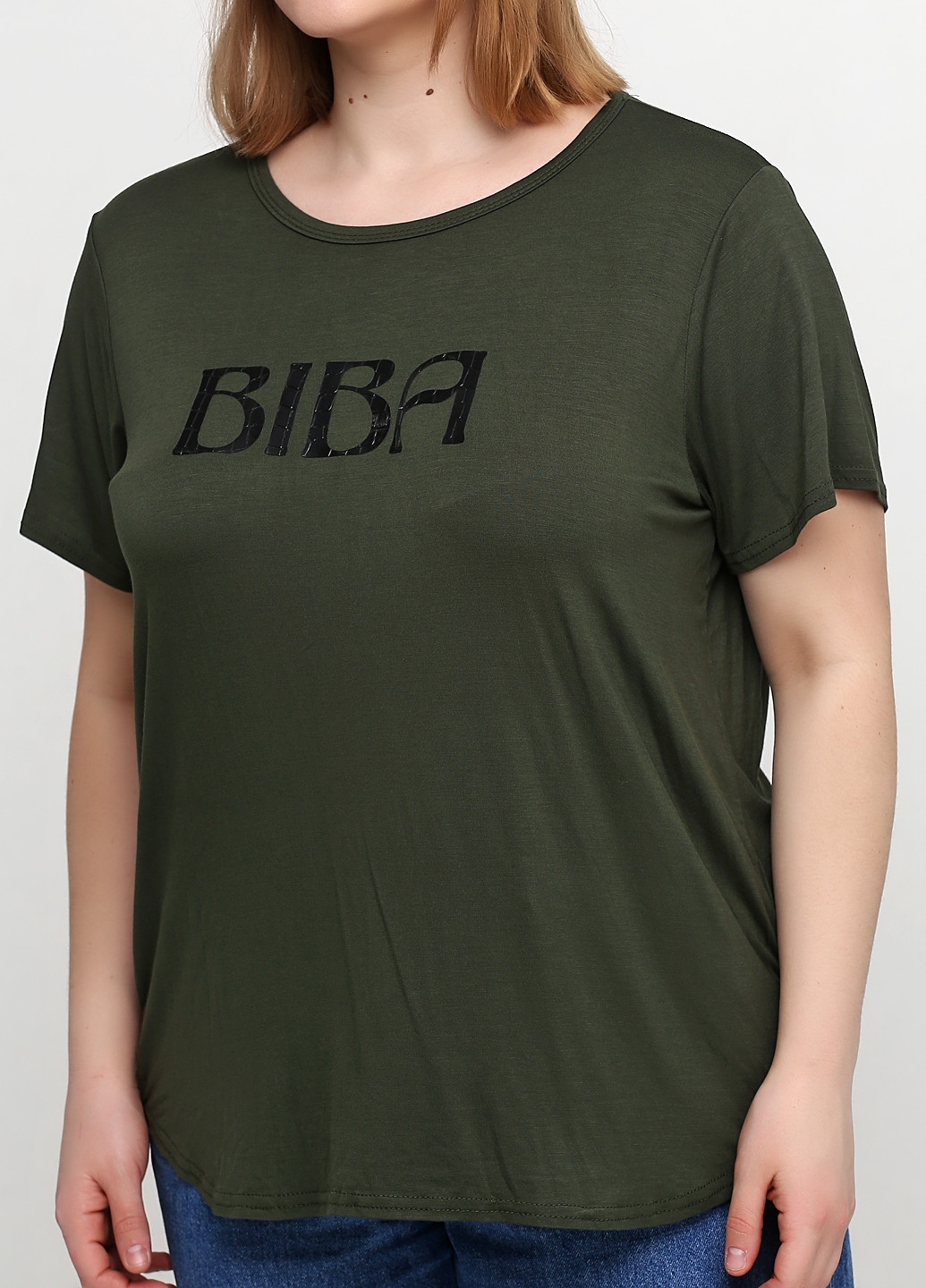 Оливкова літня футболка Biba