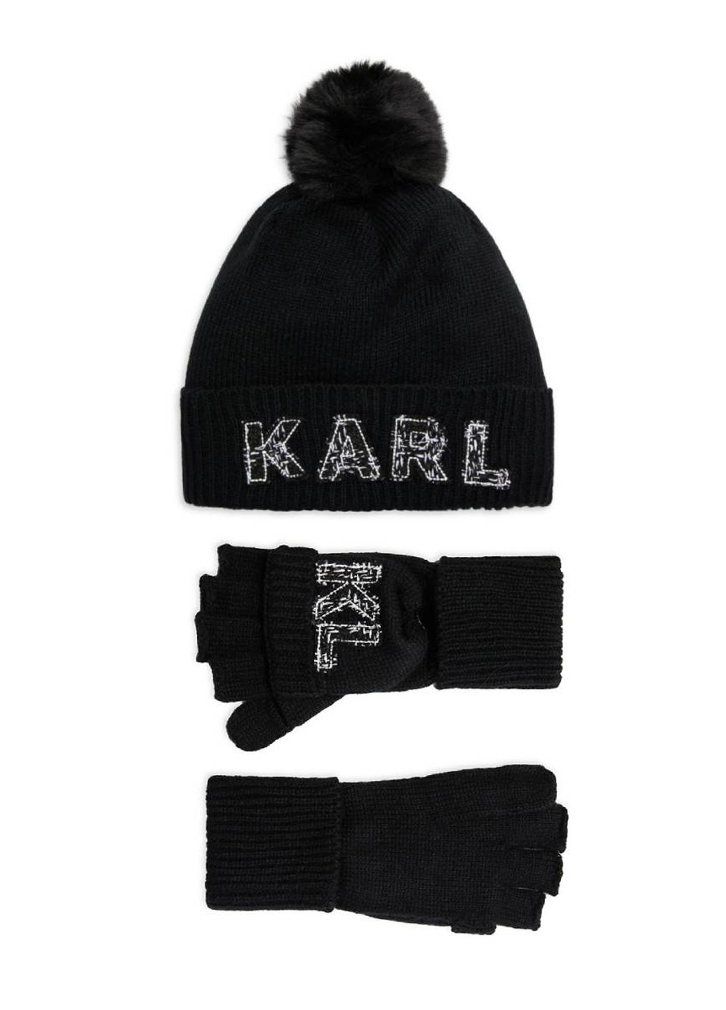 Комплект (шапка, рукавички) Karl Lagerfeld (327577369)