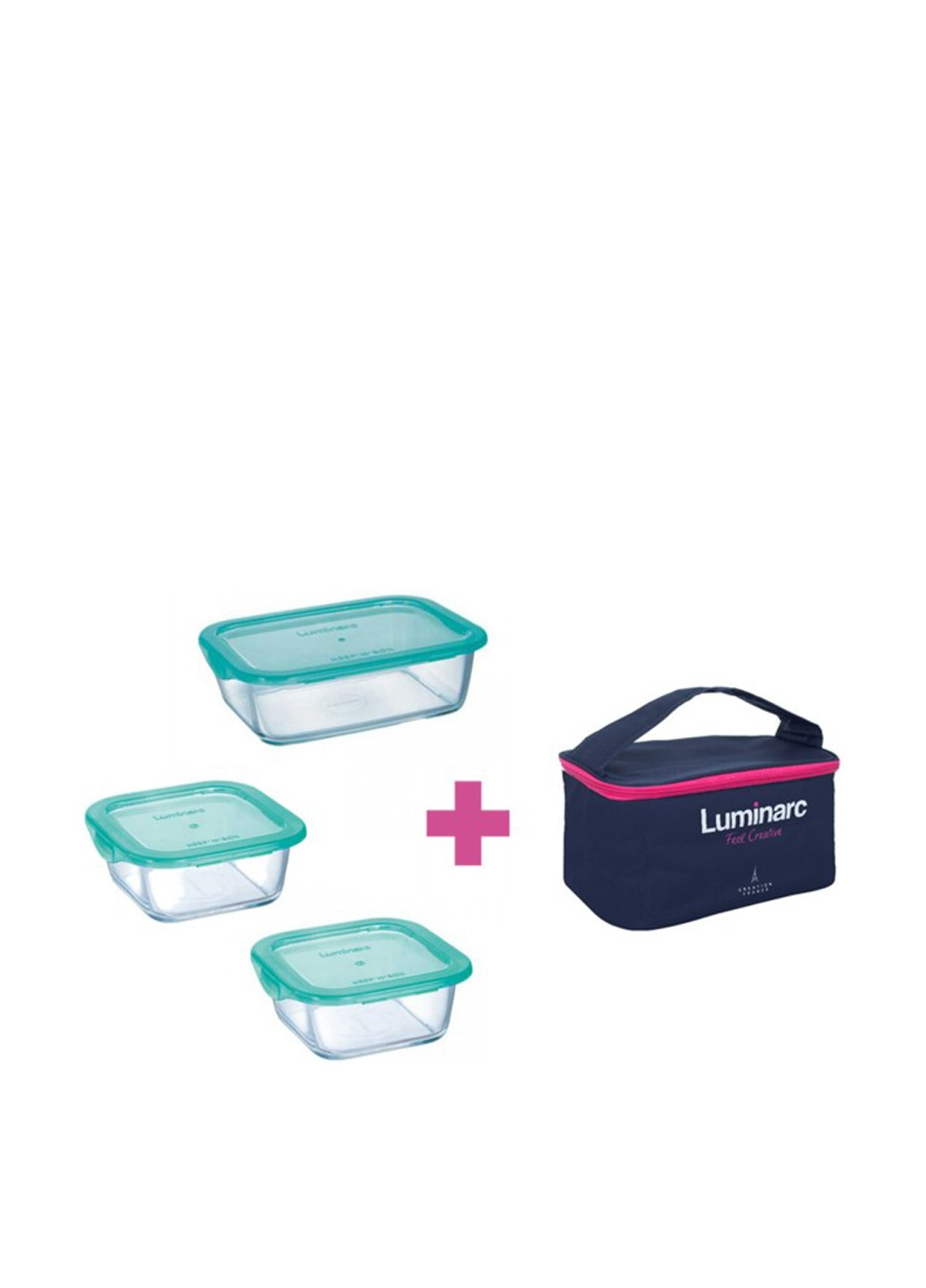 Харчові контейнери (3 шт.) Luminarc (163636405)