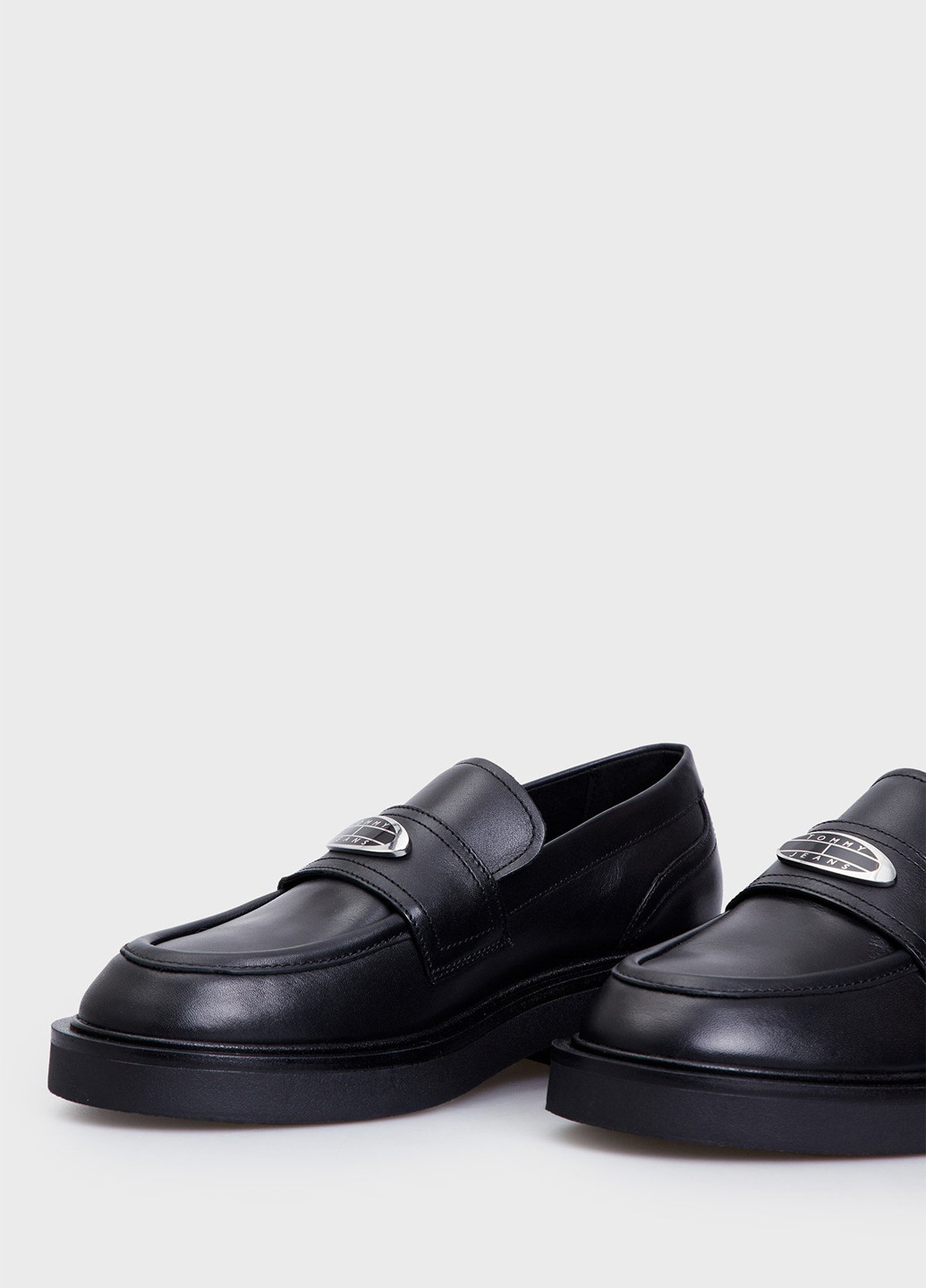 Tommy Jeans Туфлі лофери чорний з натуральна шкіра, — демісезон (315647387)
