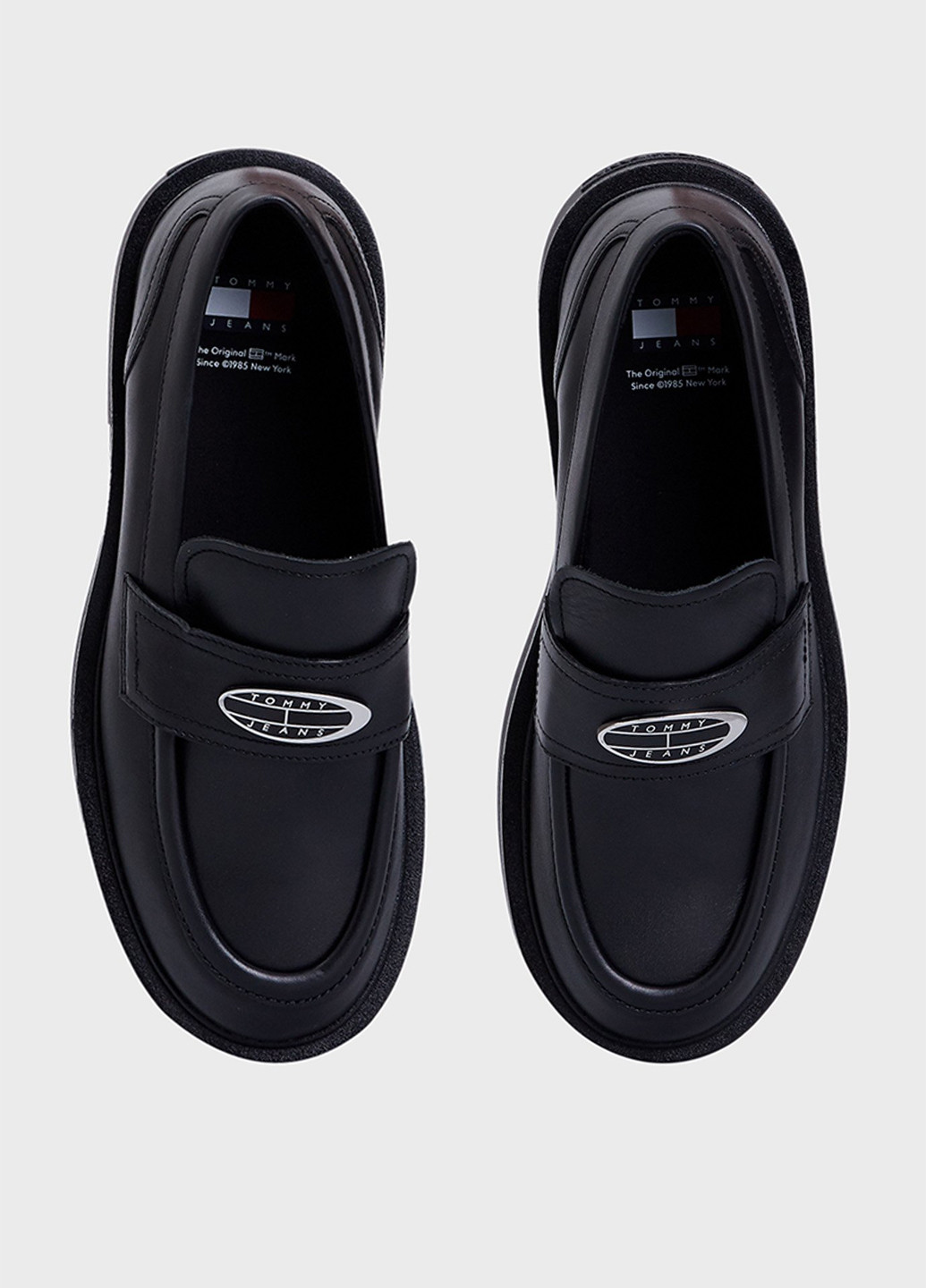 Tommy Jeans Туфлі лофери чорний з натуральна шкіра, — демісезон (315647387)