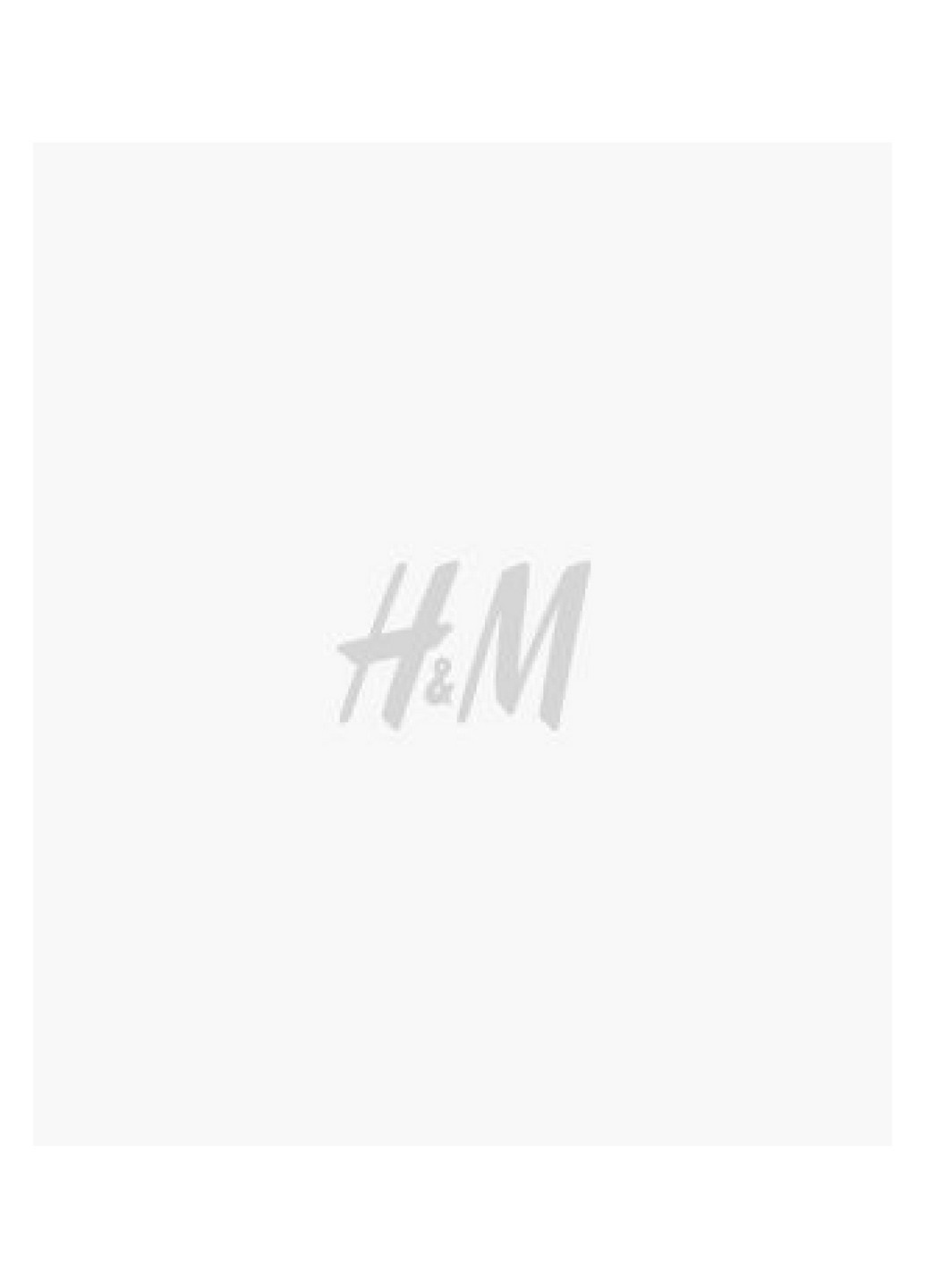 Шорты H&M однотонные белые кэжуалы