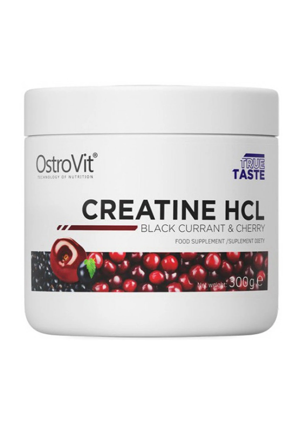 Креатин гидрохлорид Creatine HCL 300 грамм Смородина Вишня Ostrovit (255279516)