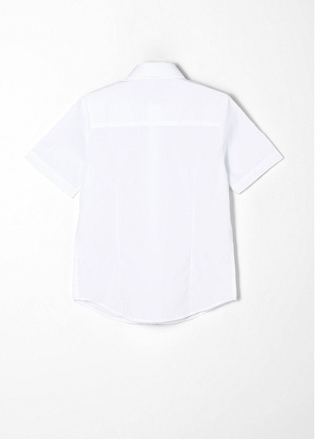 Сорочка S.Oliver з коротким рукавом однотонна біла кежуал