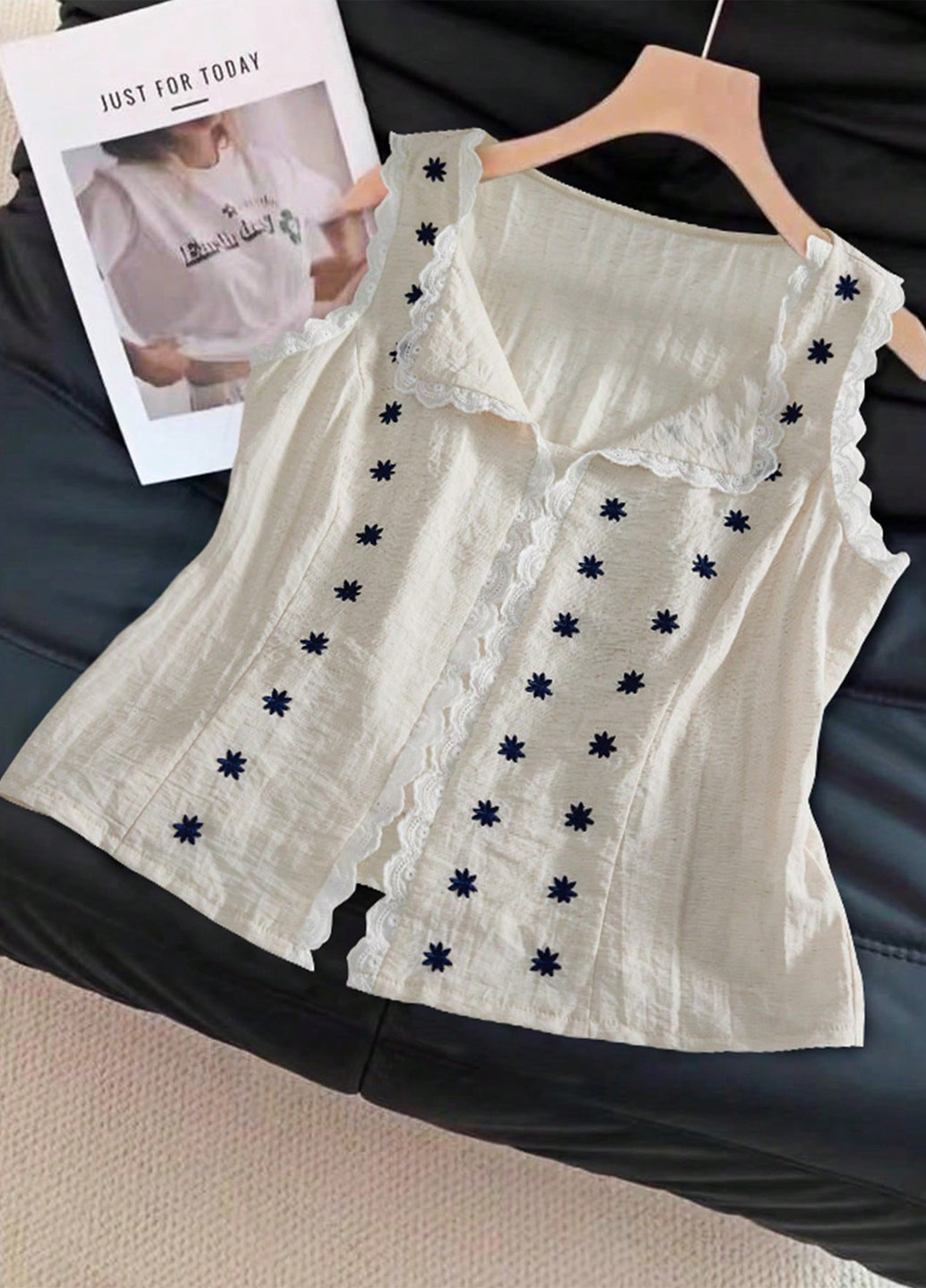 Кремова блуза SHEIN