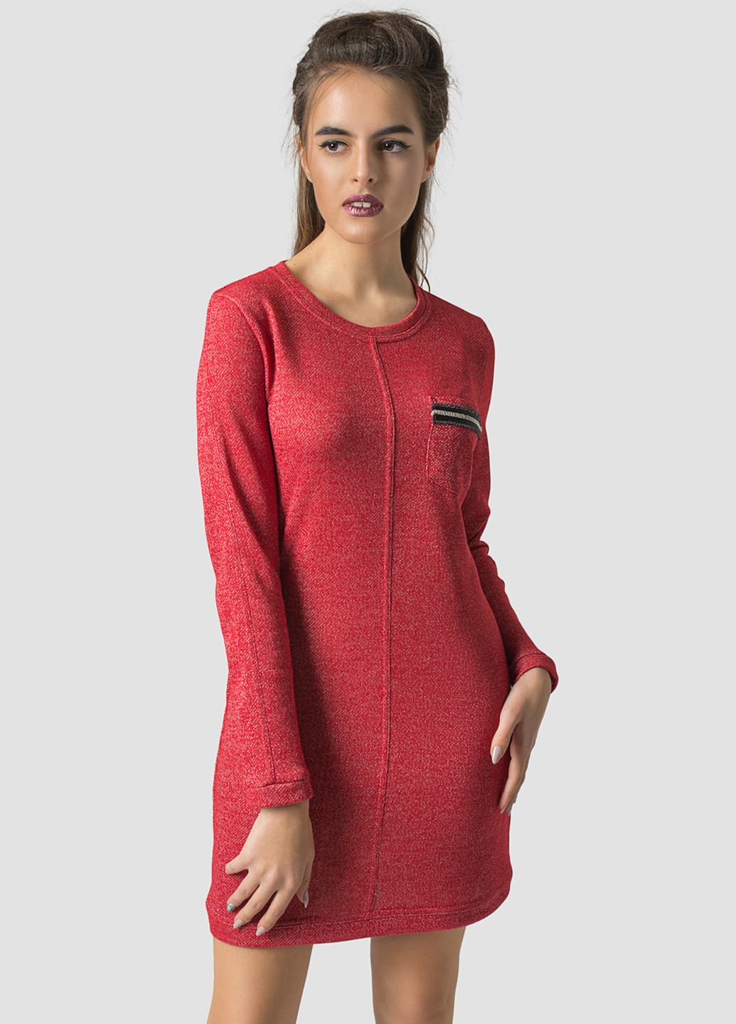 Червона кежуал сукня Azuri однотонна