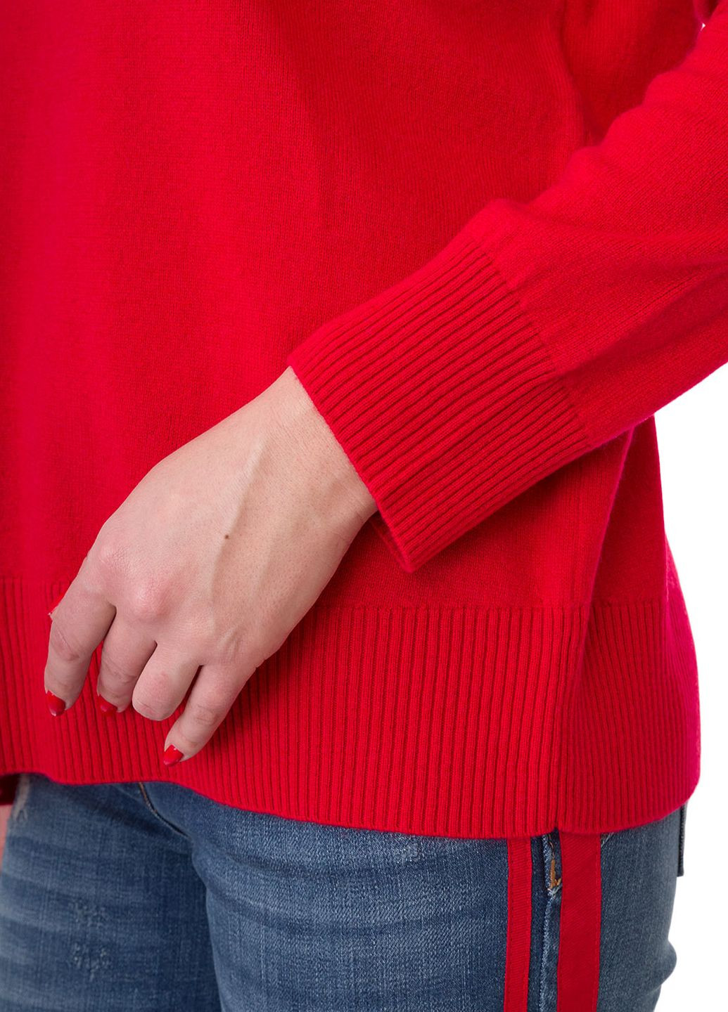 Червоний зимовий светр Marc Aurel