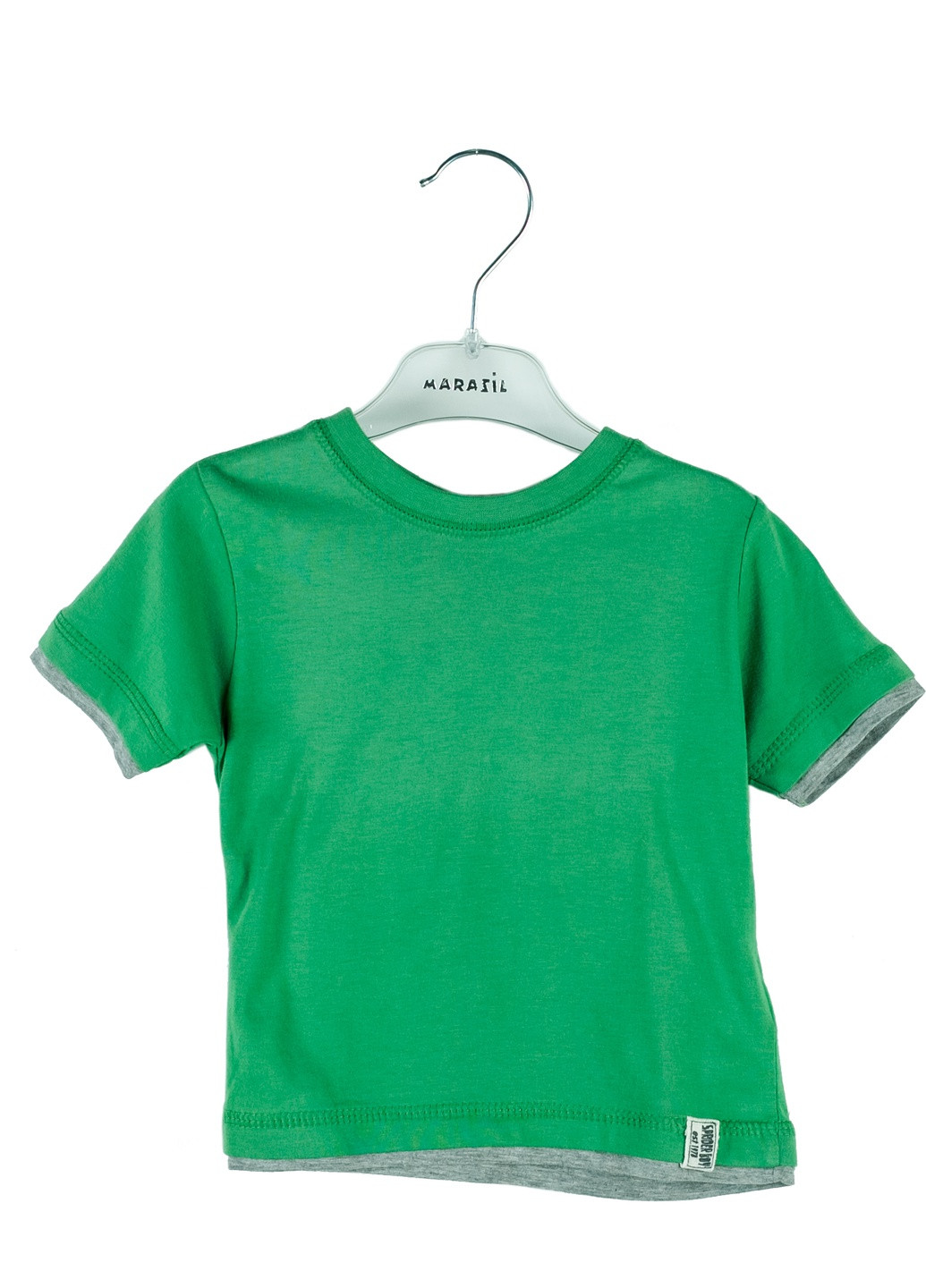 Зеленая демисезонная футболка к.р. New Born