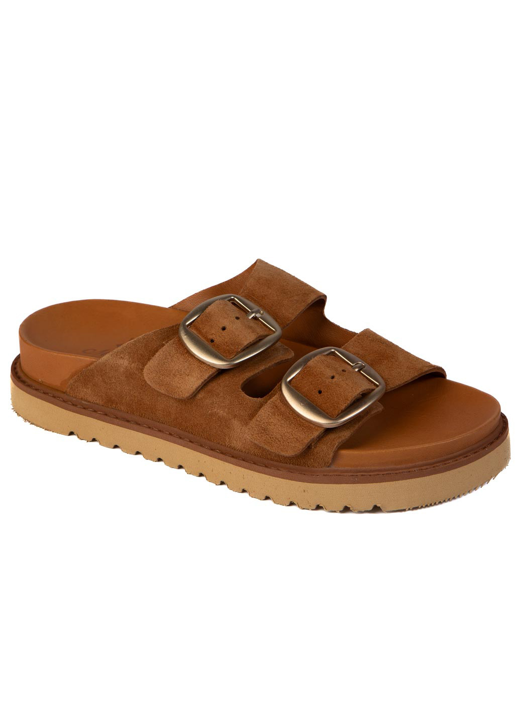 Рыжие шлепанцы Magnolya