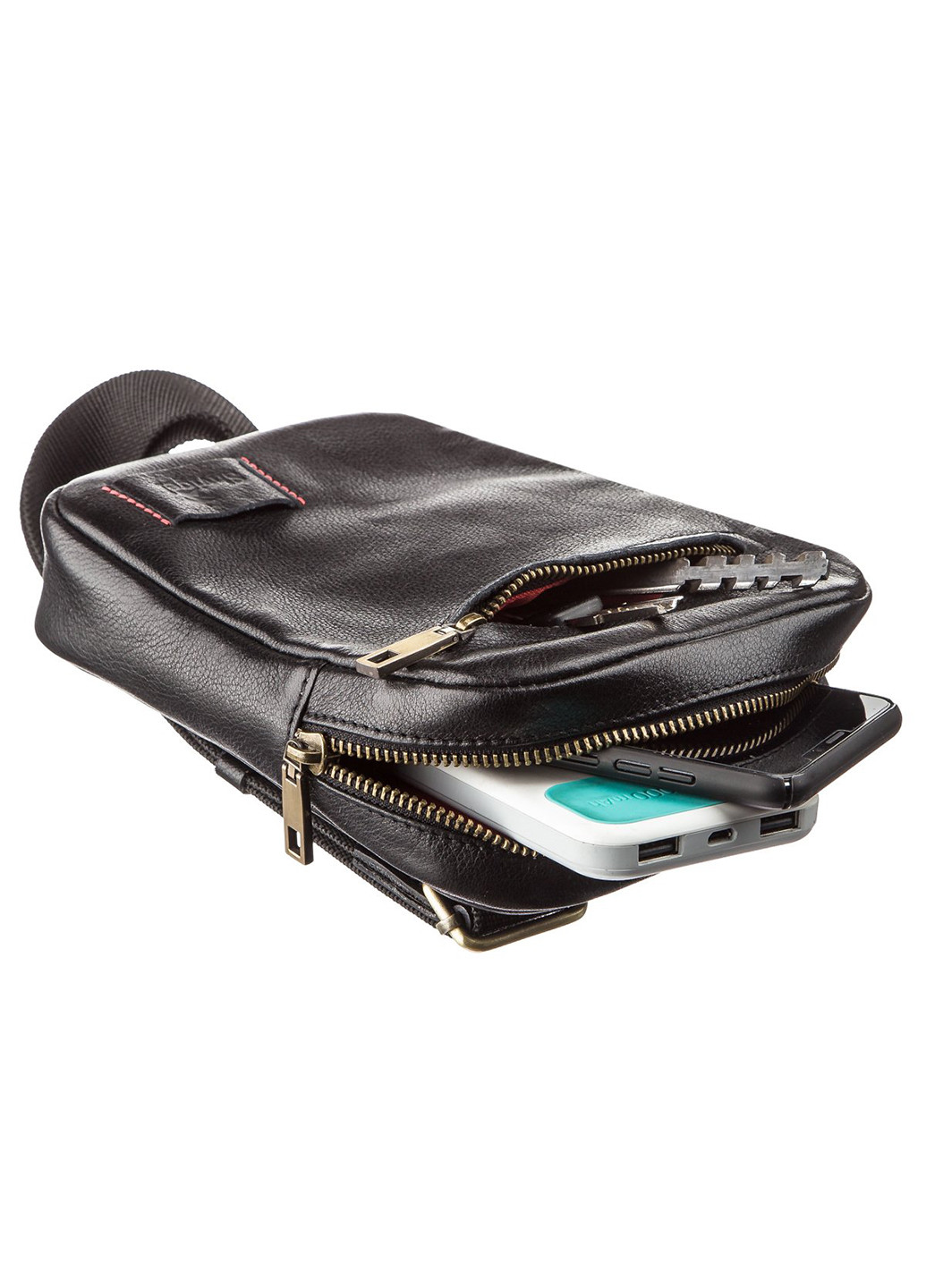 Чоловіча шкіряна сумка 20х14,5х4 см Shvigel (229459412)