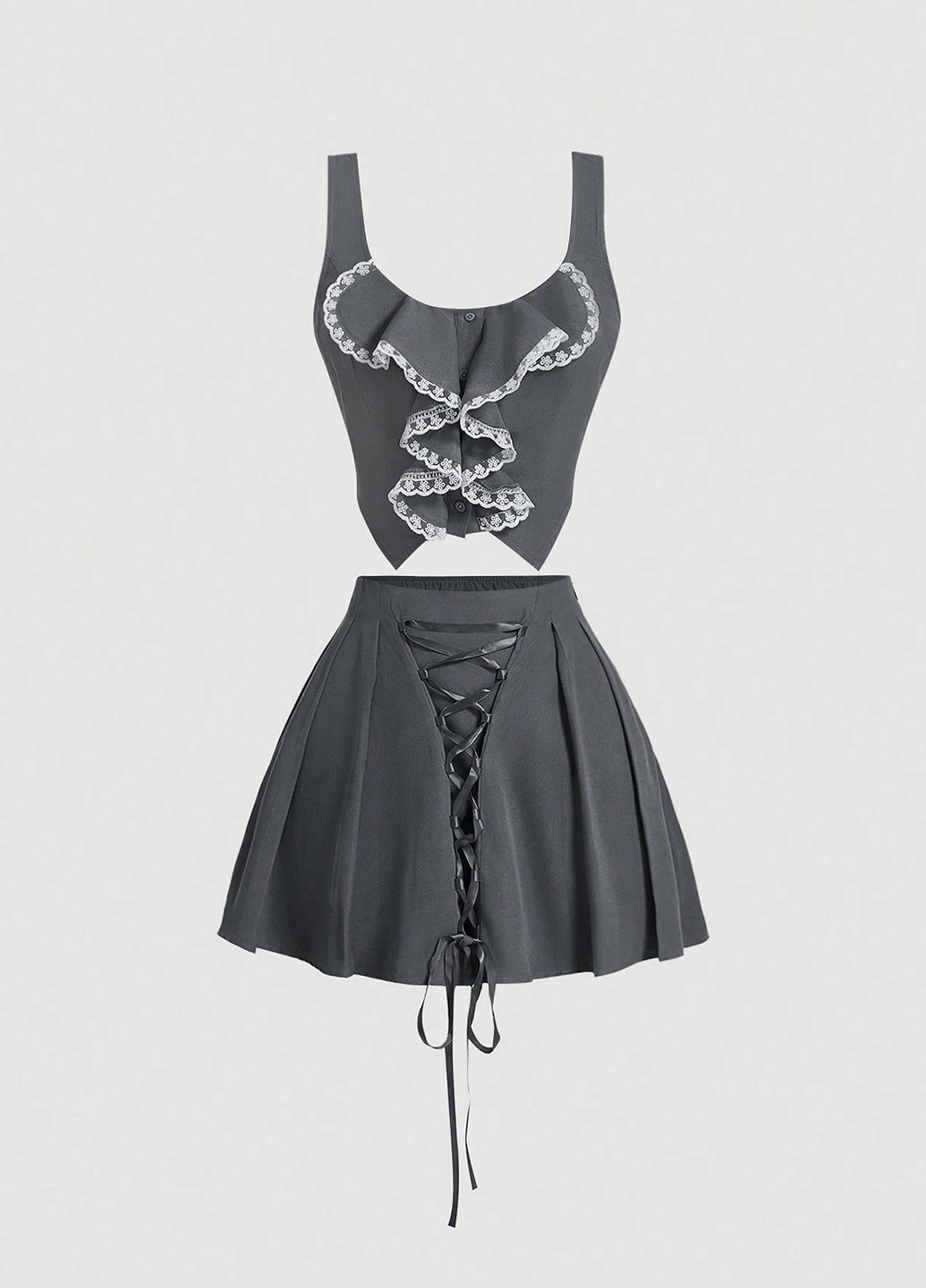 Костюм (топ, спідниця) SHEIN (325400640)