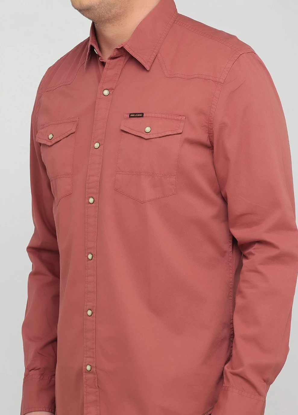 Кежуал сорочка однотонна Pme Legend (253672654)