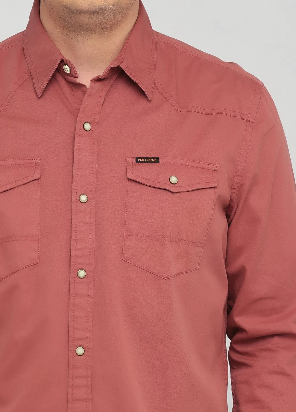 Кежуал сорочка однотонна Pme Legend (253672654)