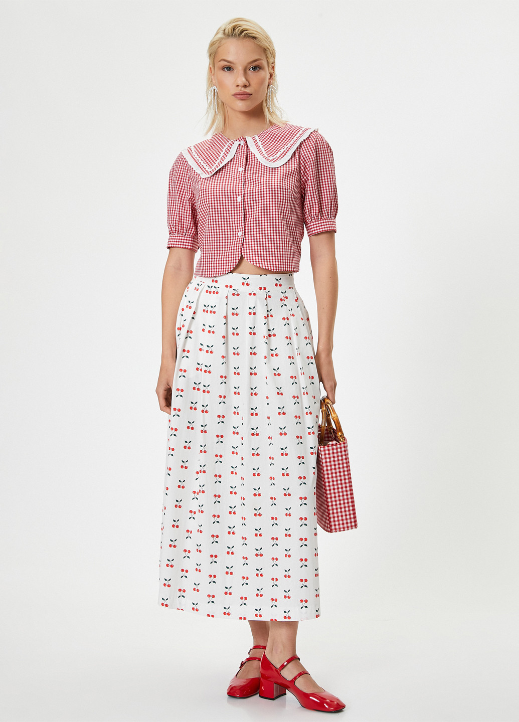 Красная блуза KOTON