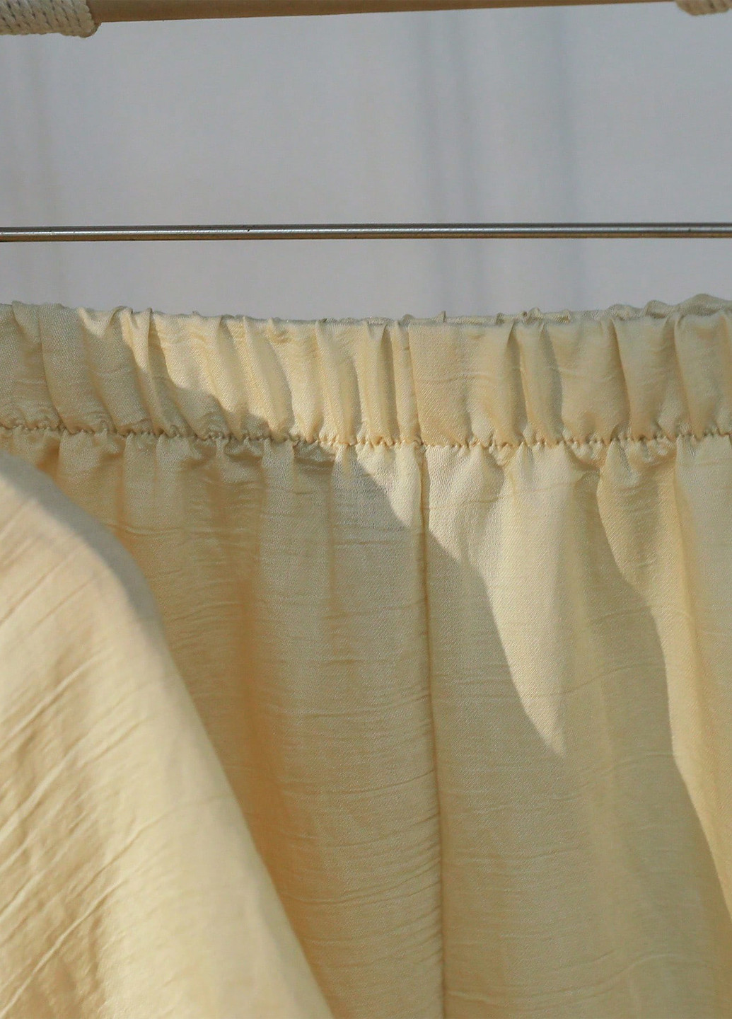 Светло-желтый летний костюм (рубашка, шорты) с шортами, с рубашкой SHEIN