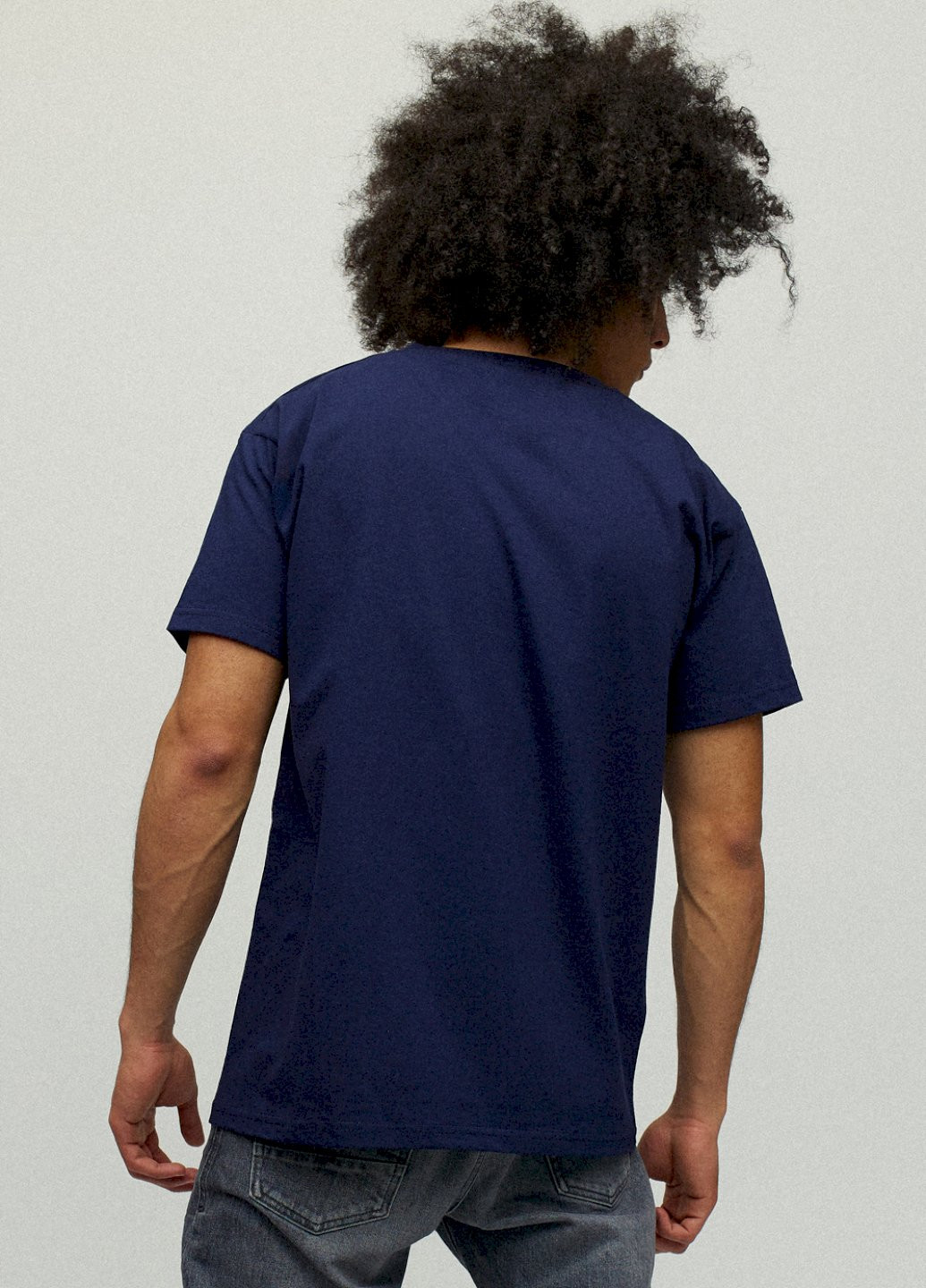 Темно-синя футболка чоловіча YAPPI